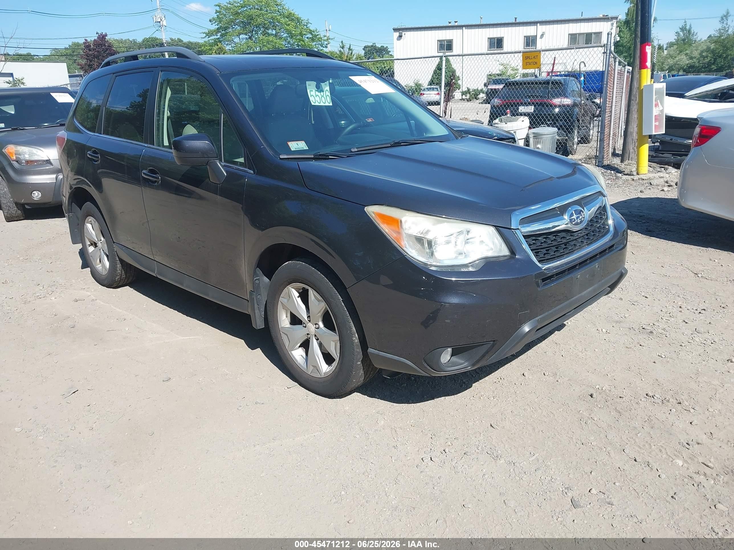 2014 Subaru Forester 2.5i Limited Черный vin: JF2SJAHC5EH550461