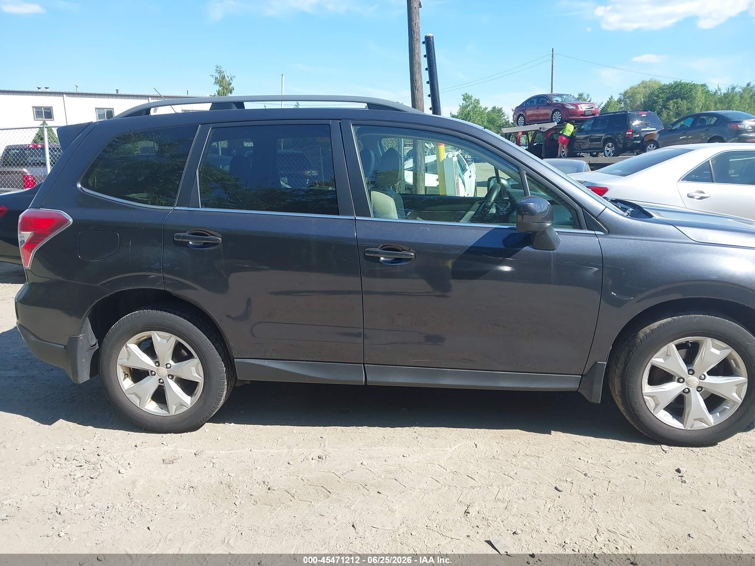2014 Subaru Forester 2.5i Limited Черный vin: JF2SJAHC5EH550461