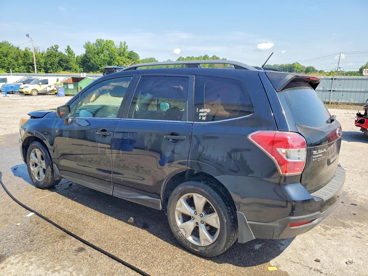 2015 Subaru Forester 2.5i Limited Black vin: JF2SJAHC5FH415093