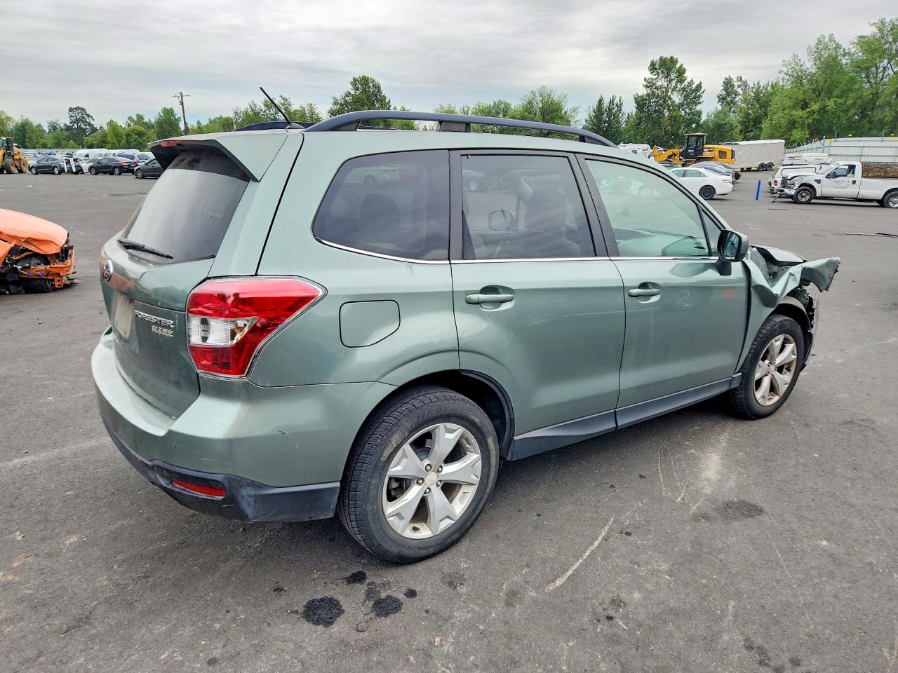 2015 Subaru Forester 2.5i Limited Green vin: JF2SJAHC5FH416597