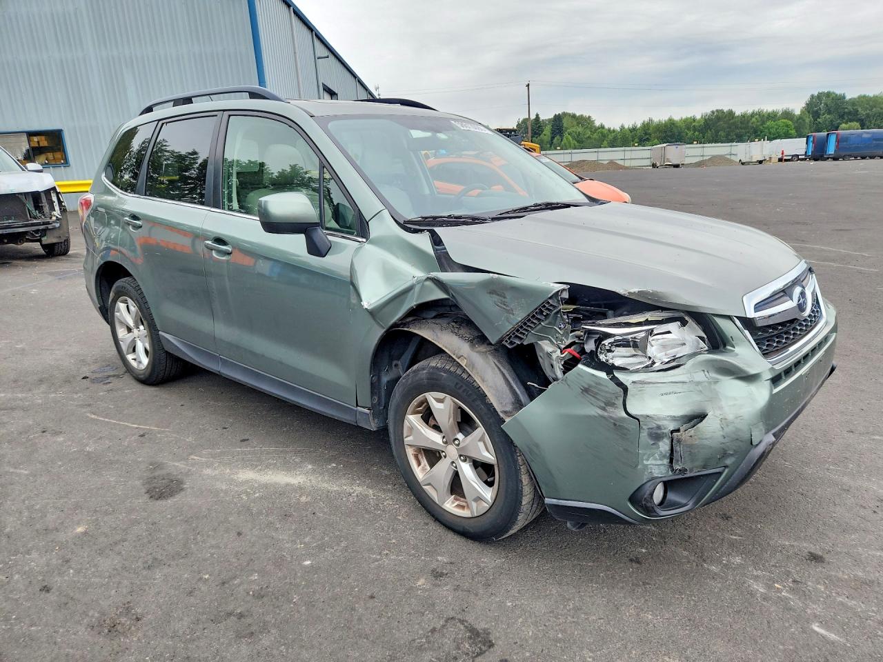 2015 Subaru Forester 2.5i Limited Green vin: JF2SJAHC5FH416597