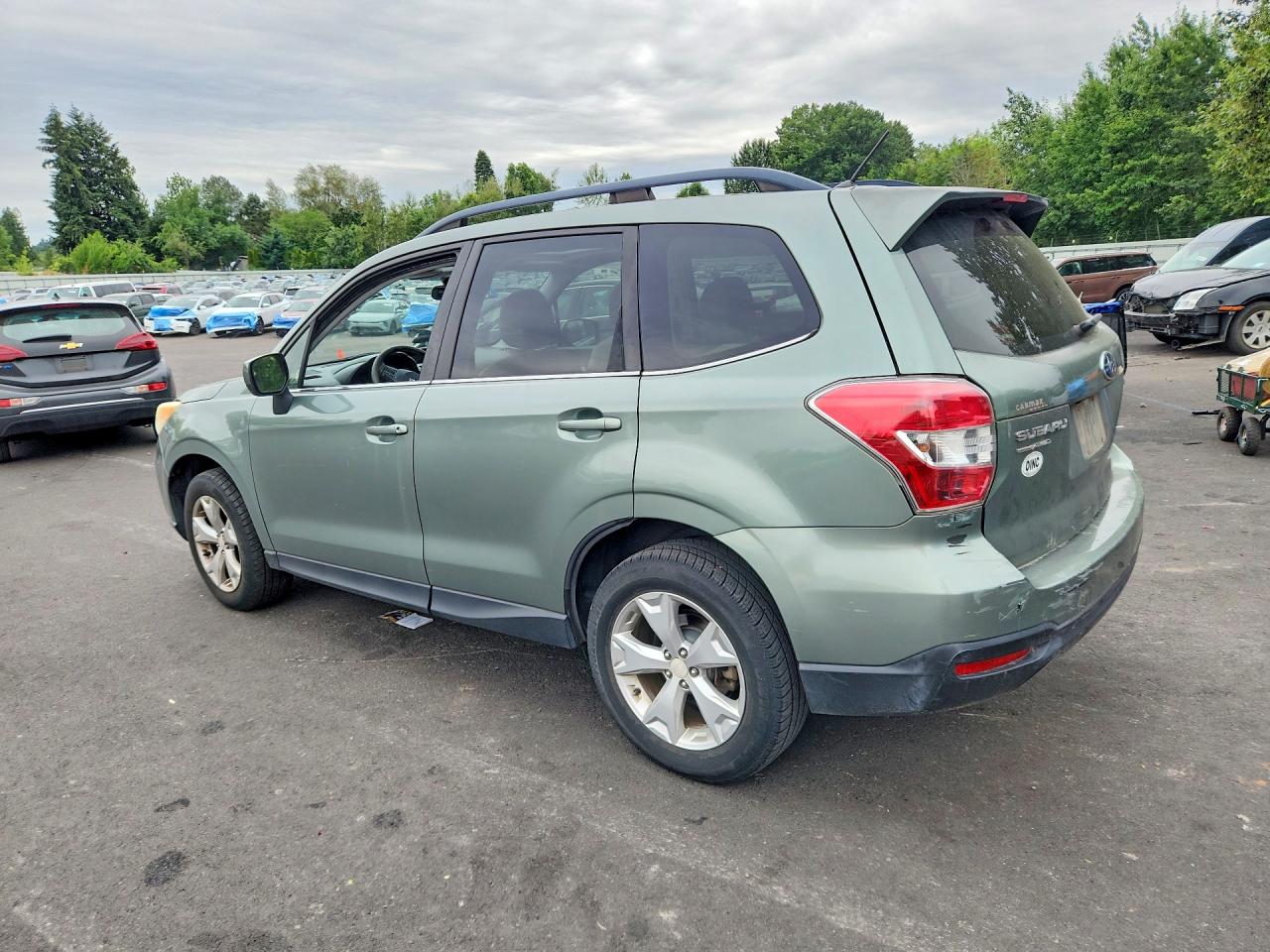 2015 Subaru Forester 2.5i Limited Green vin: JF2SJAHC5FH416597