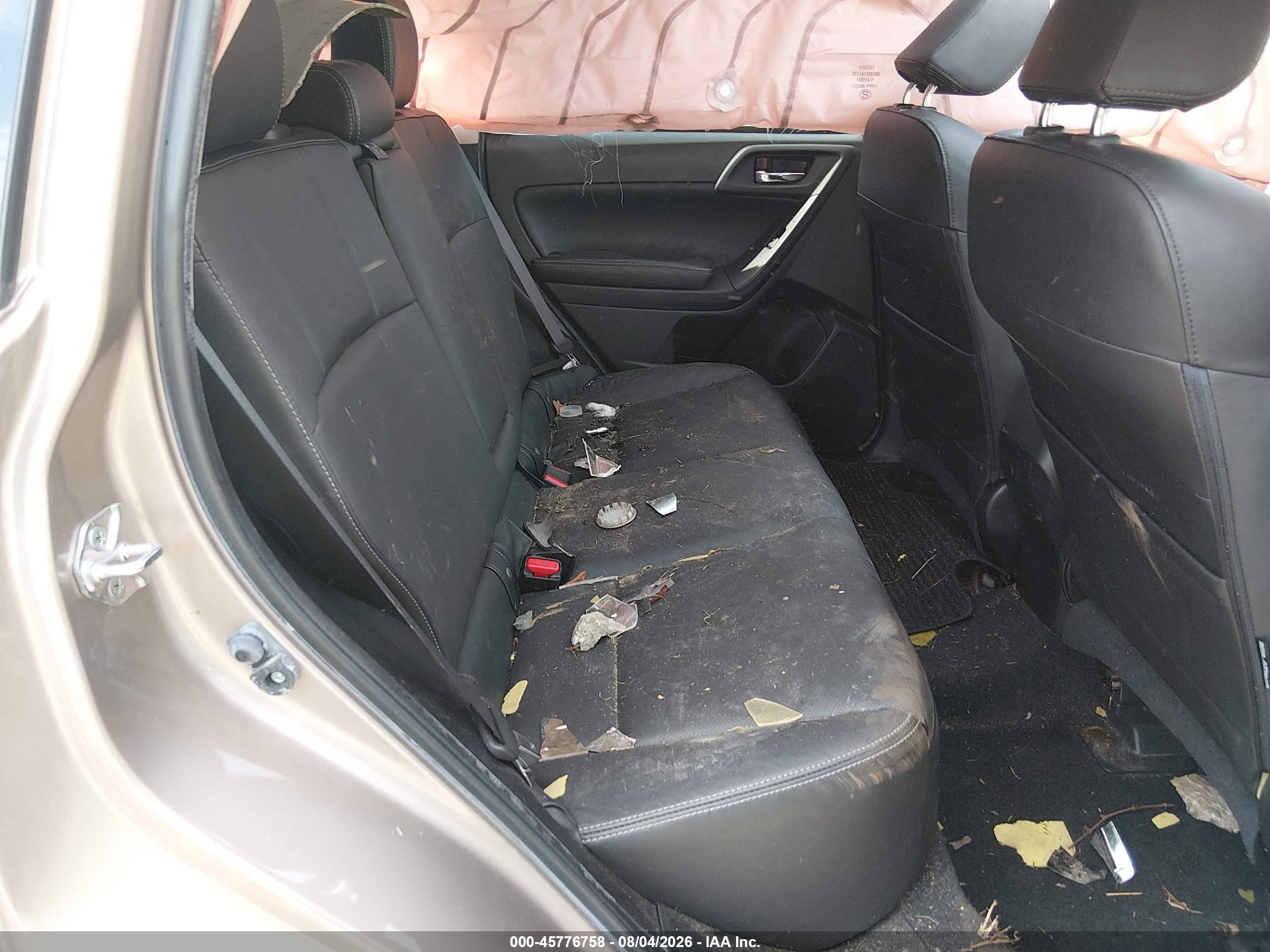 2015 Subaru Forester 2.5i Limited Tan vin: JF2SJAHC5FH418365