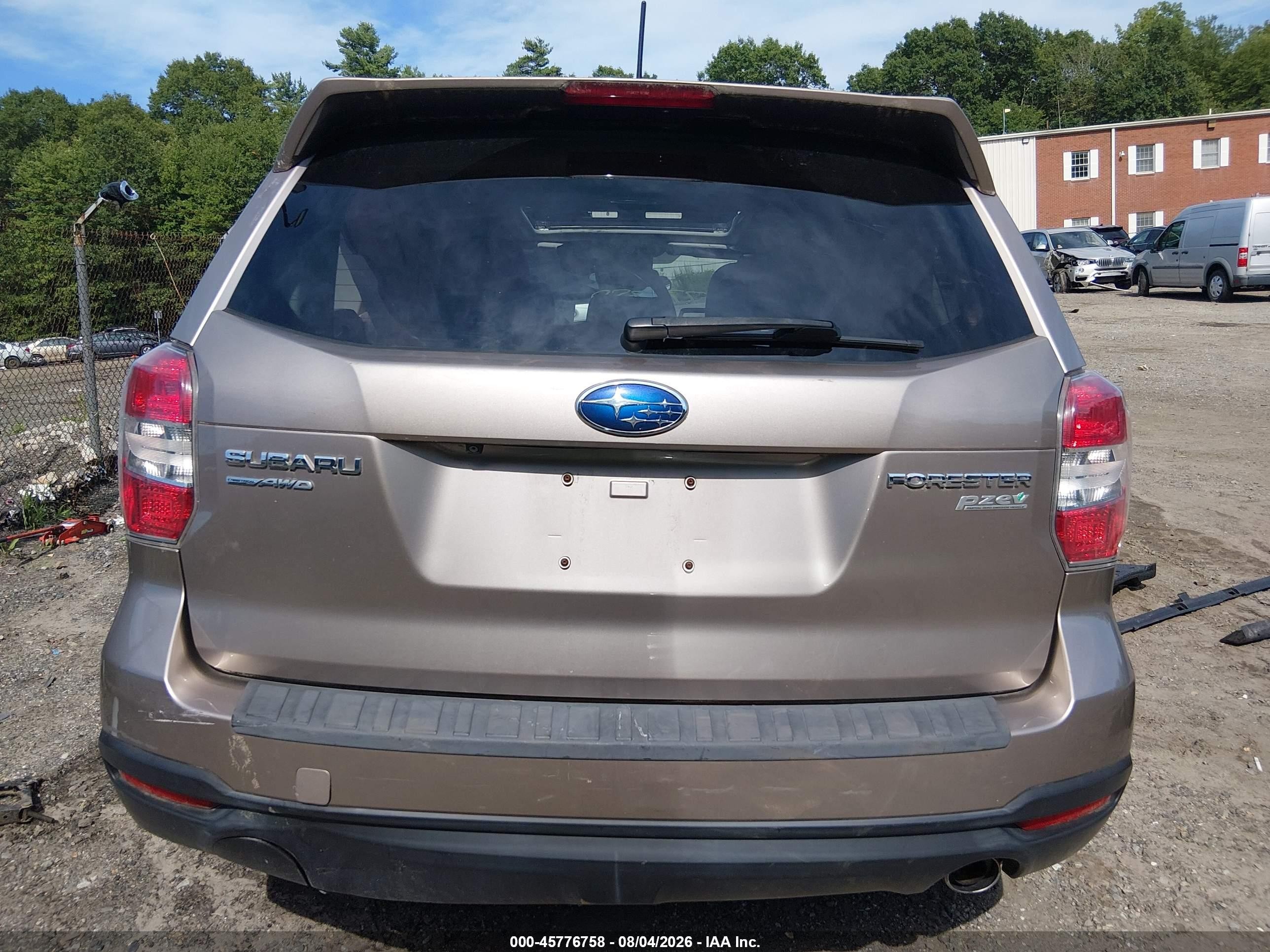 2015 Subaru Forester 2.5i Limited Tan vin: JF2SJAHC5FH418365