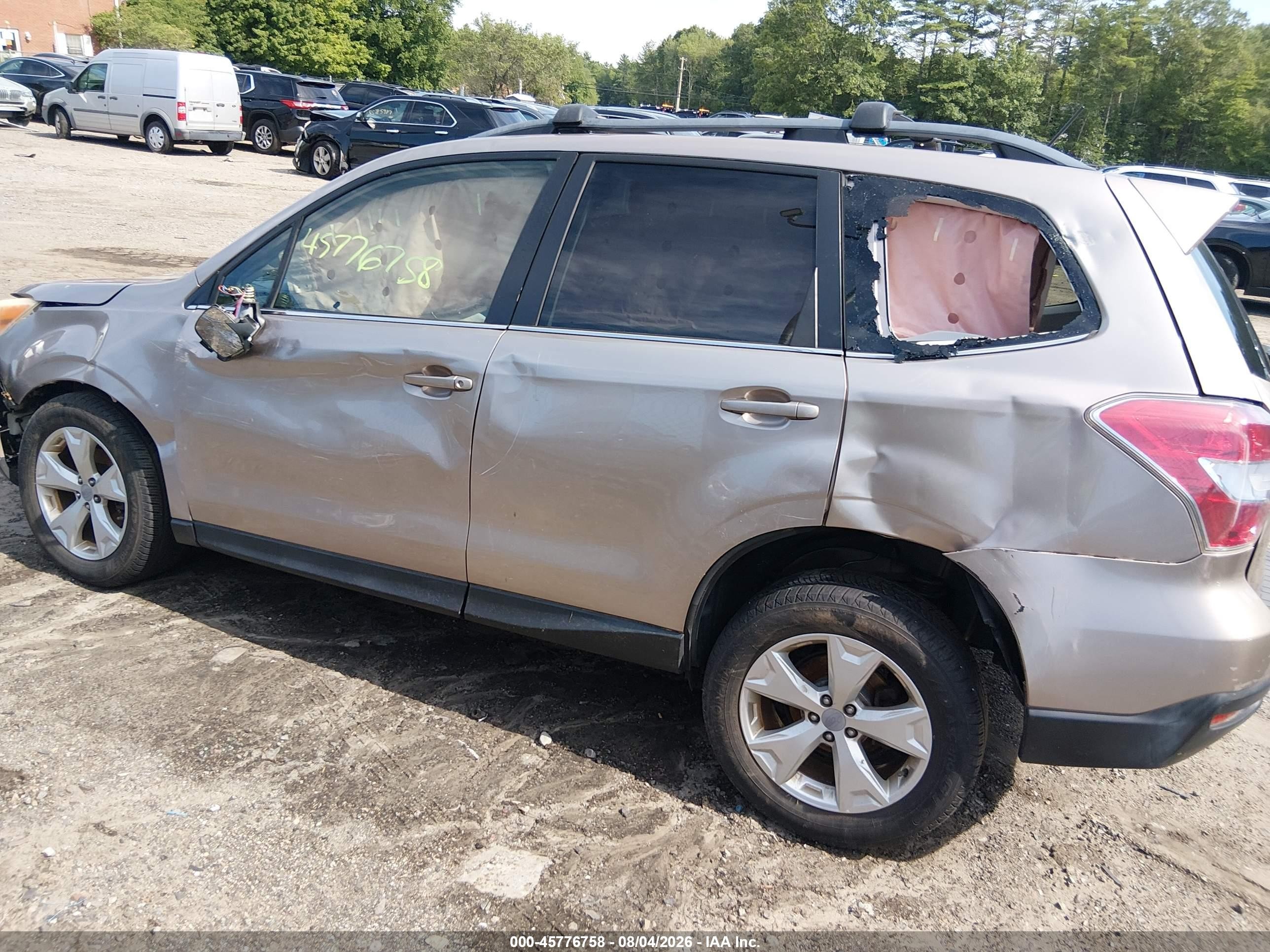 2015 Subaru Forester 2.5i Limited Tan vin: JF2SJAHC5FH418365