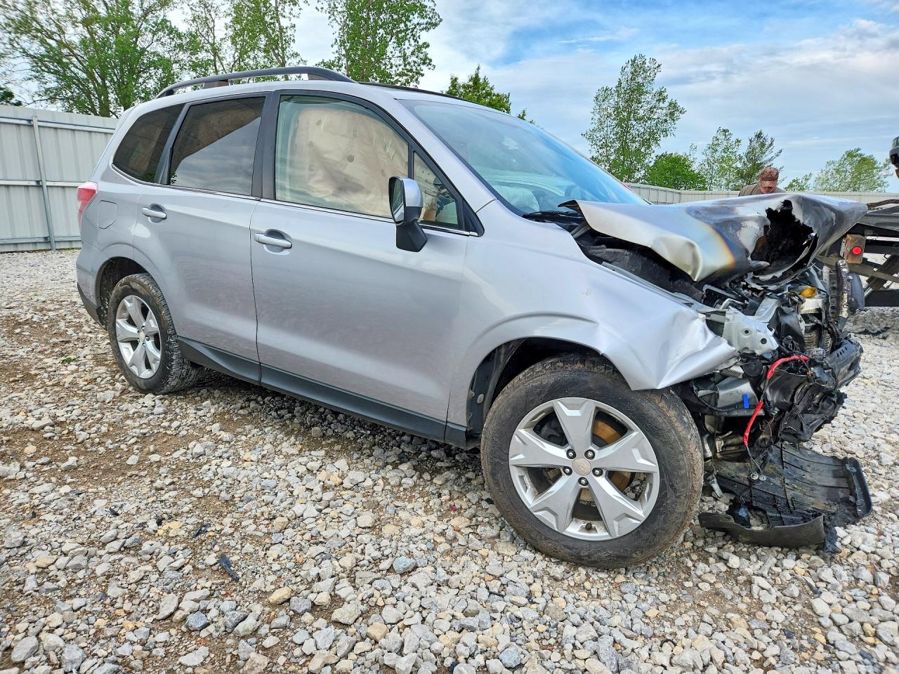2015 Subaru Forester 2.5i Limited Серый vin: JF2SJAHC5FH439247
