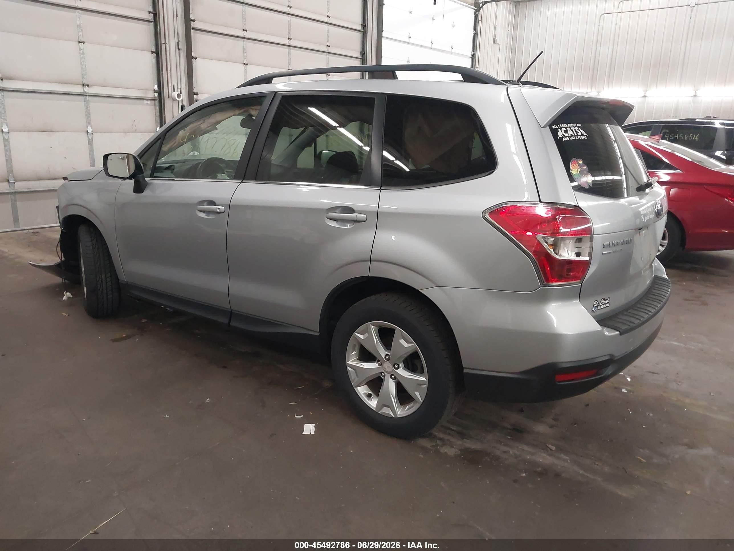 2015 Subaru Forester 2.5i Limited Silver vin: JF2SJAHC5FH461720