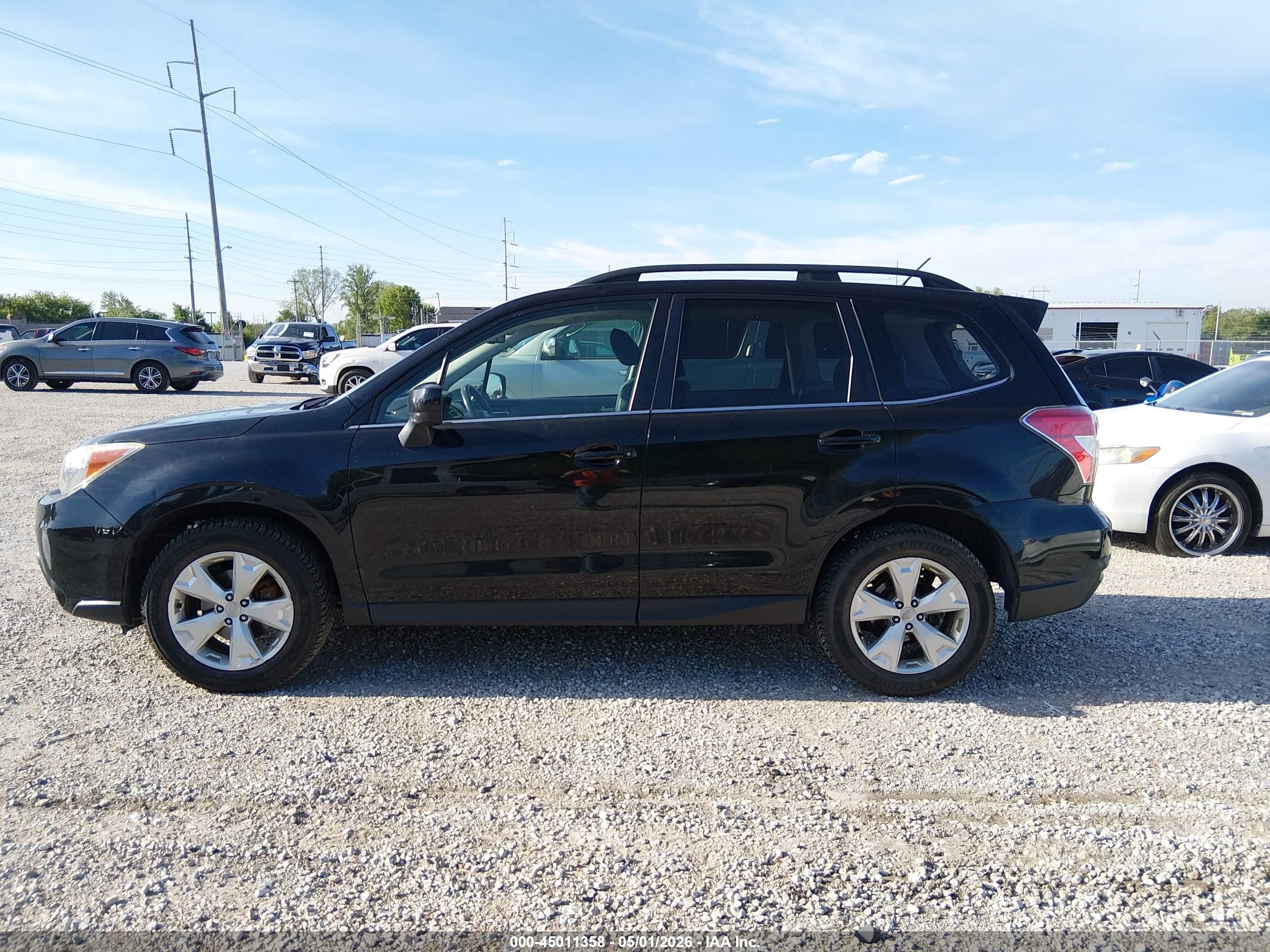 2015 Subaru Forester 2.5i Limited Черный vin: JF2SJAHC5FH471499