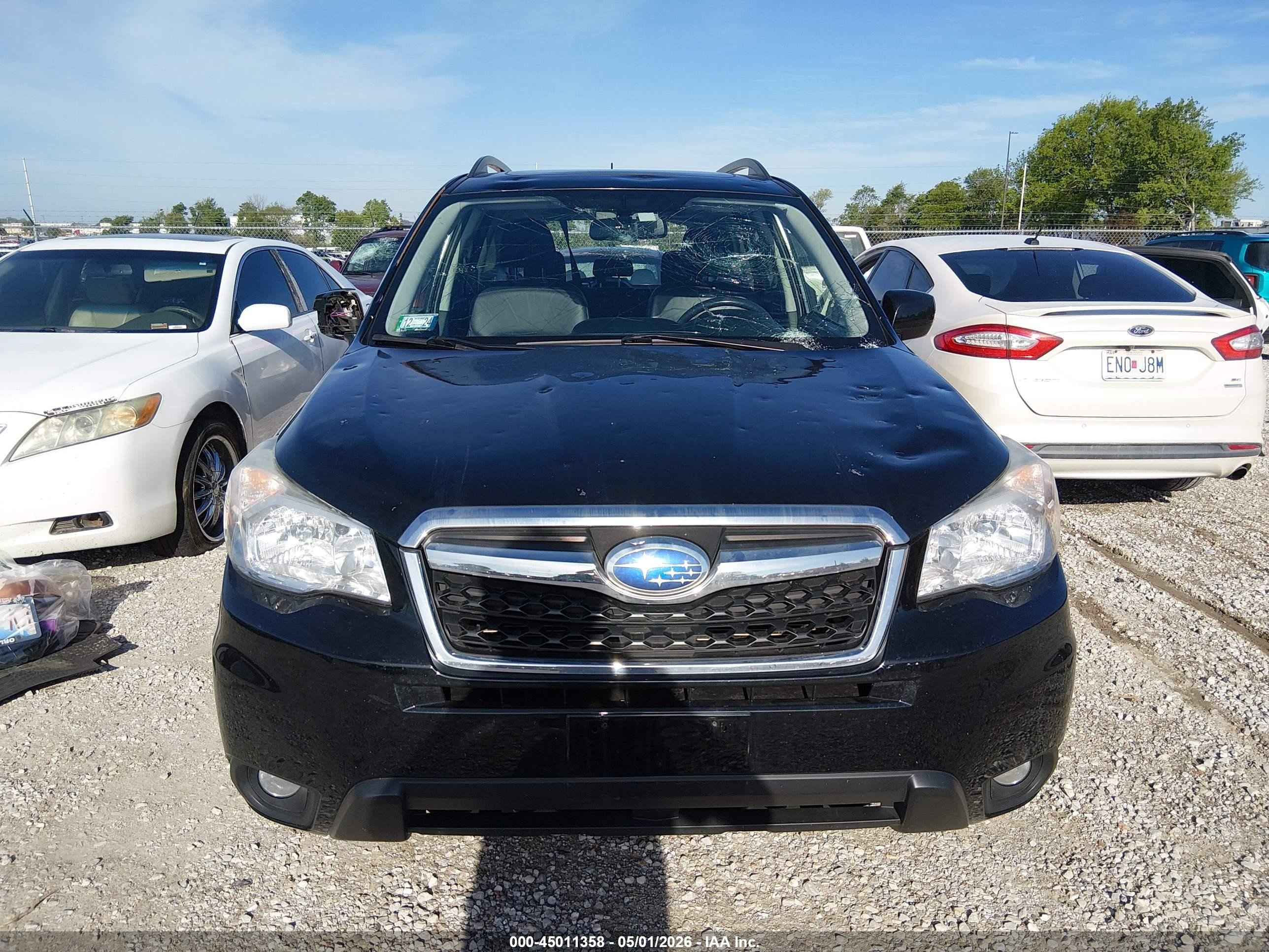 2015 Subaru Forester 2.5i Limited Черный vin: JF2SJAHC5FH471499