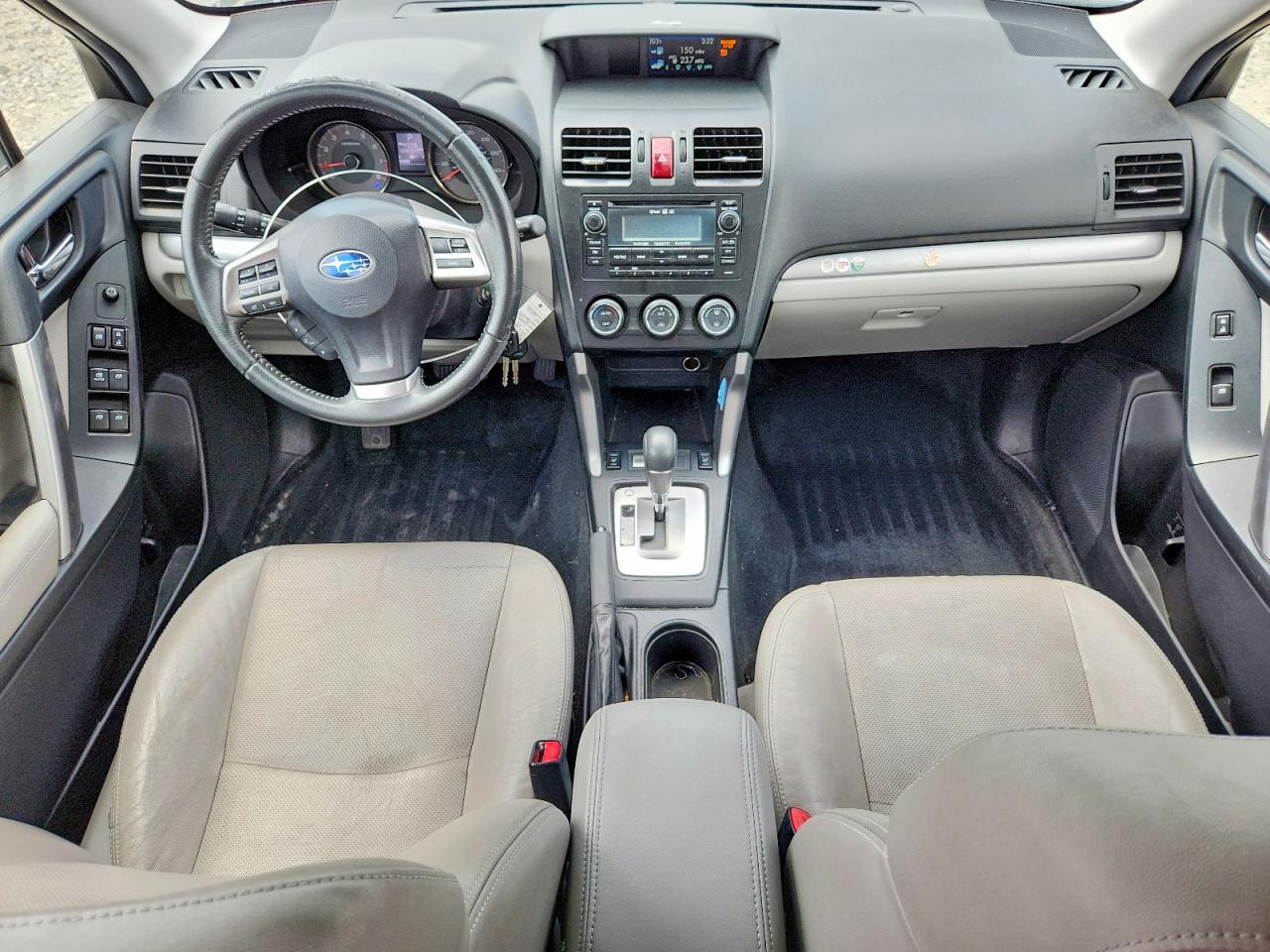 2015 Subaru Forester 2.5i Limited White vin: JF2SJAHC5FH487430