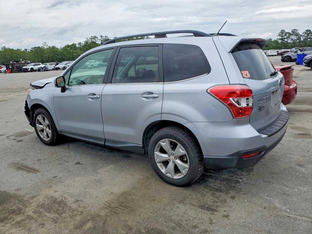 2015 Subaru Forester 2.5i Limited Silver vin: JF2SJAHC5FH497696