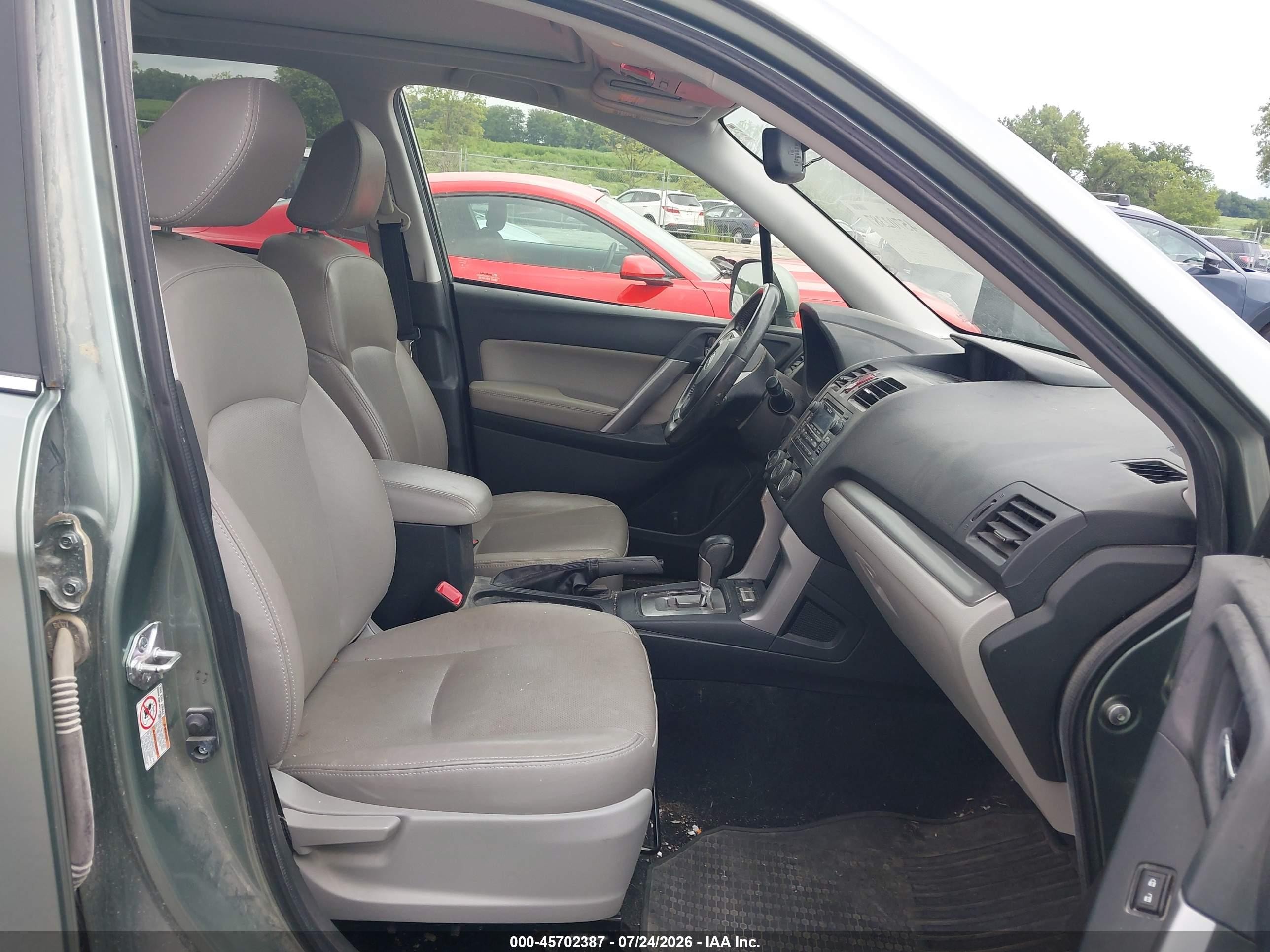 2015 Subaru Forester 2.5i Limited Green vin: JF2SJAHC5FH585065
