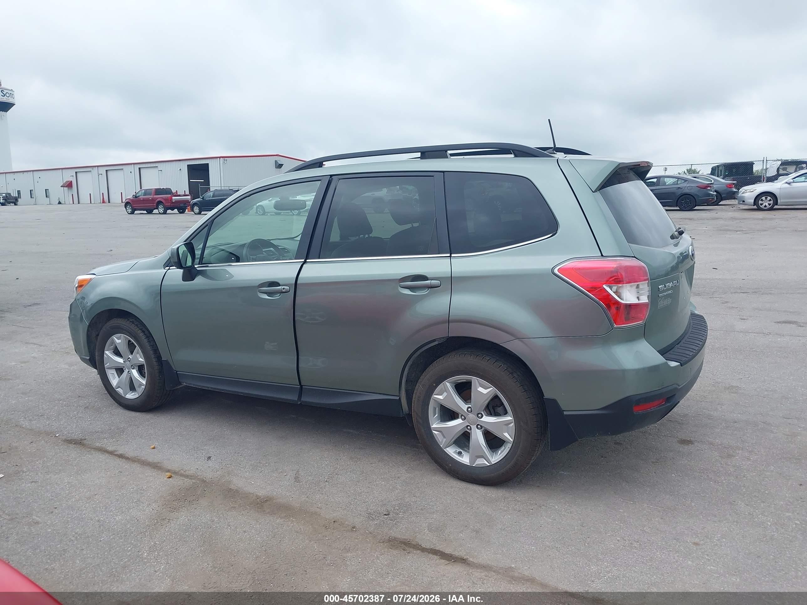 2015 Subaru Forester 2.5i Limited Green vin: JF2SJAHC5FH585065