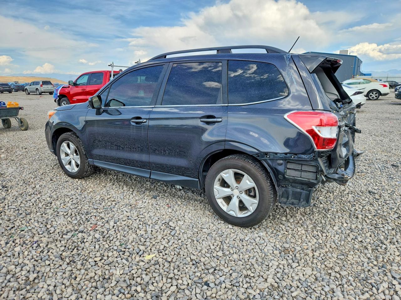 2015 Subaru Forester 2.5i Limited Gray vin: JF2SJAHC5FH800332