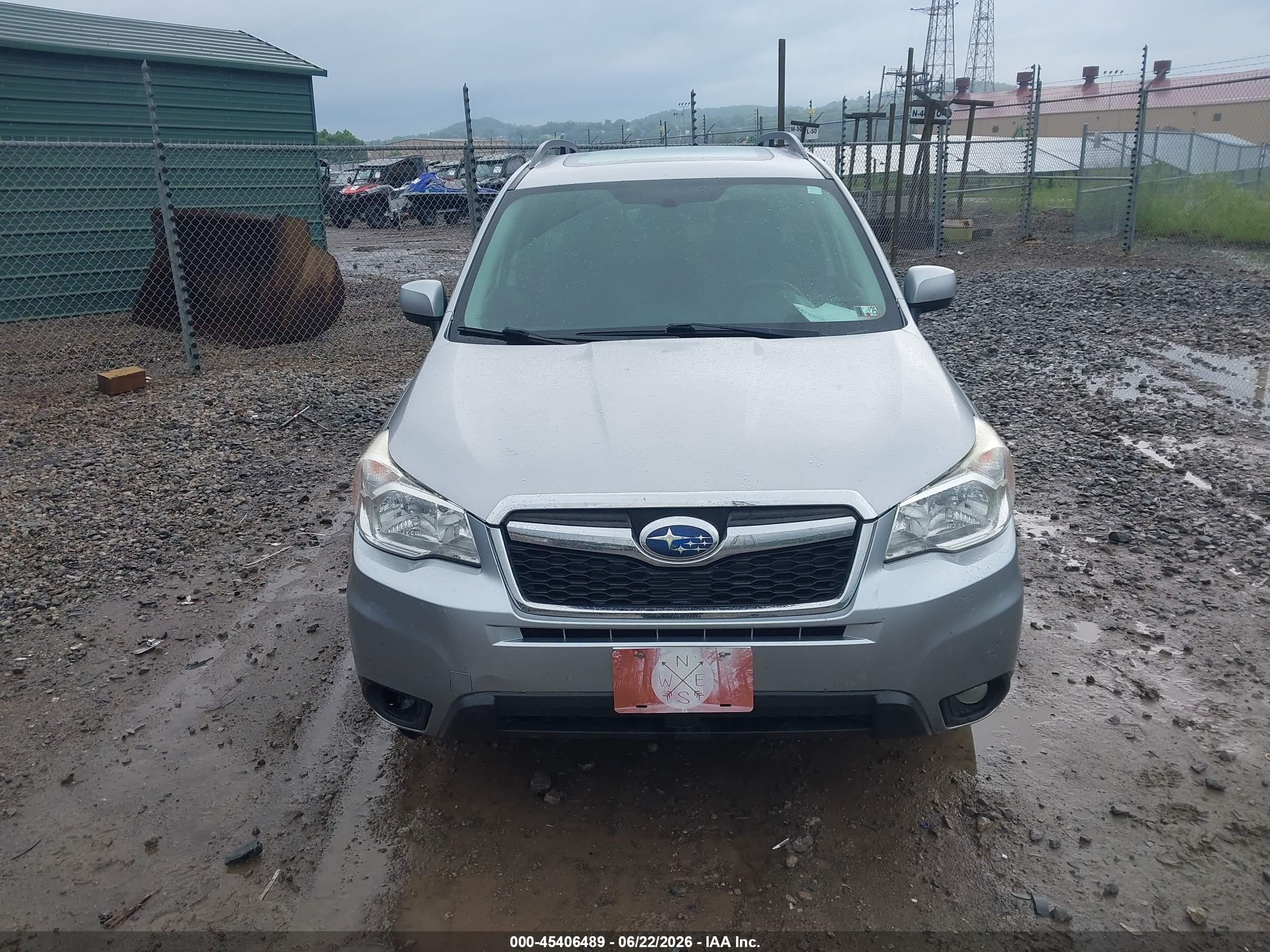 2015 Subaru Forester 2.5i Limited Серебряный vin: JF2SJAHC5FH818104