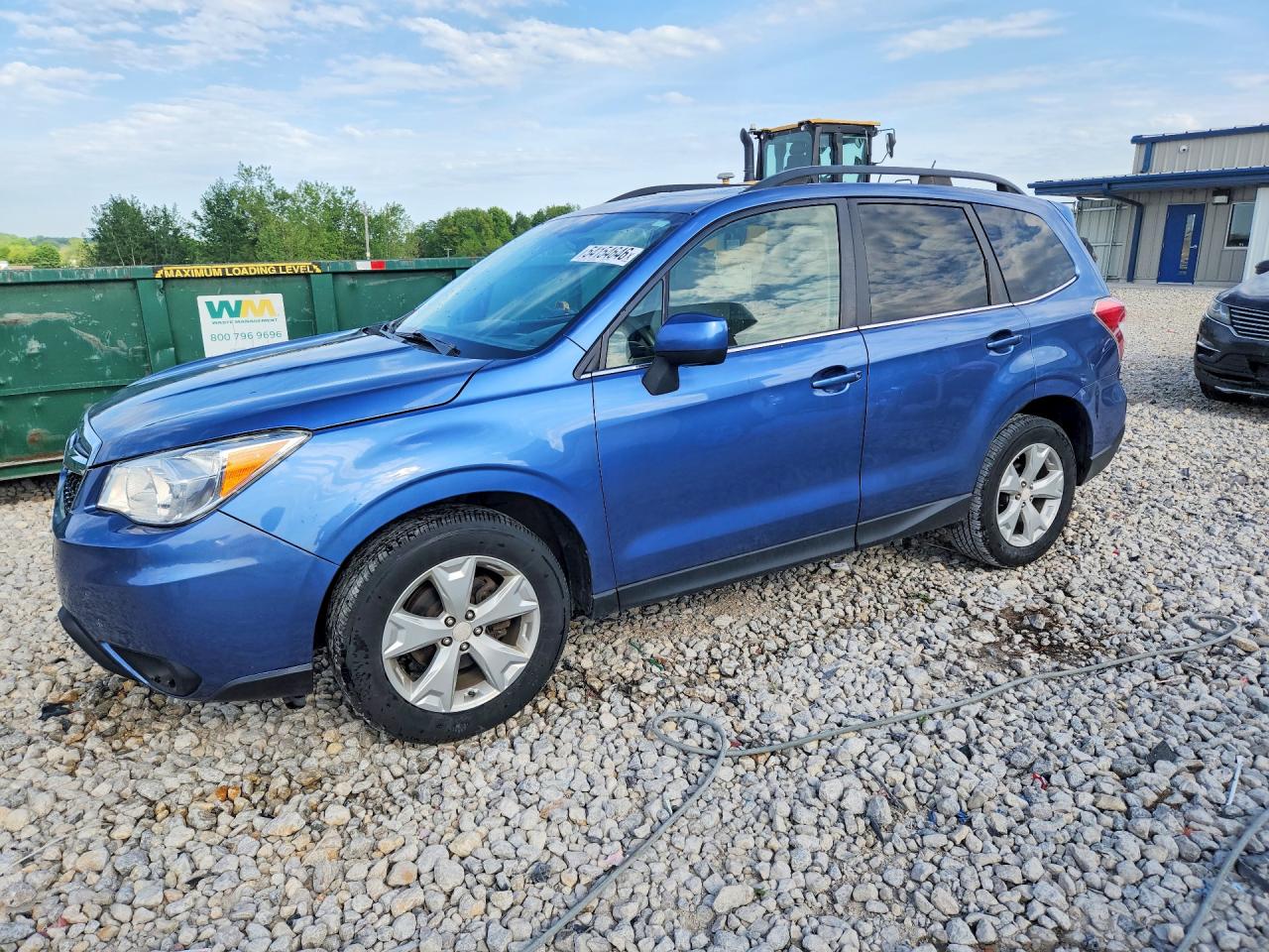 2015 Subaru Forester 2.5i Limited Синий vin: JF2SJAHC5FH821049