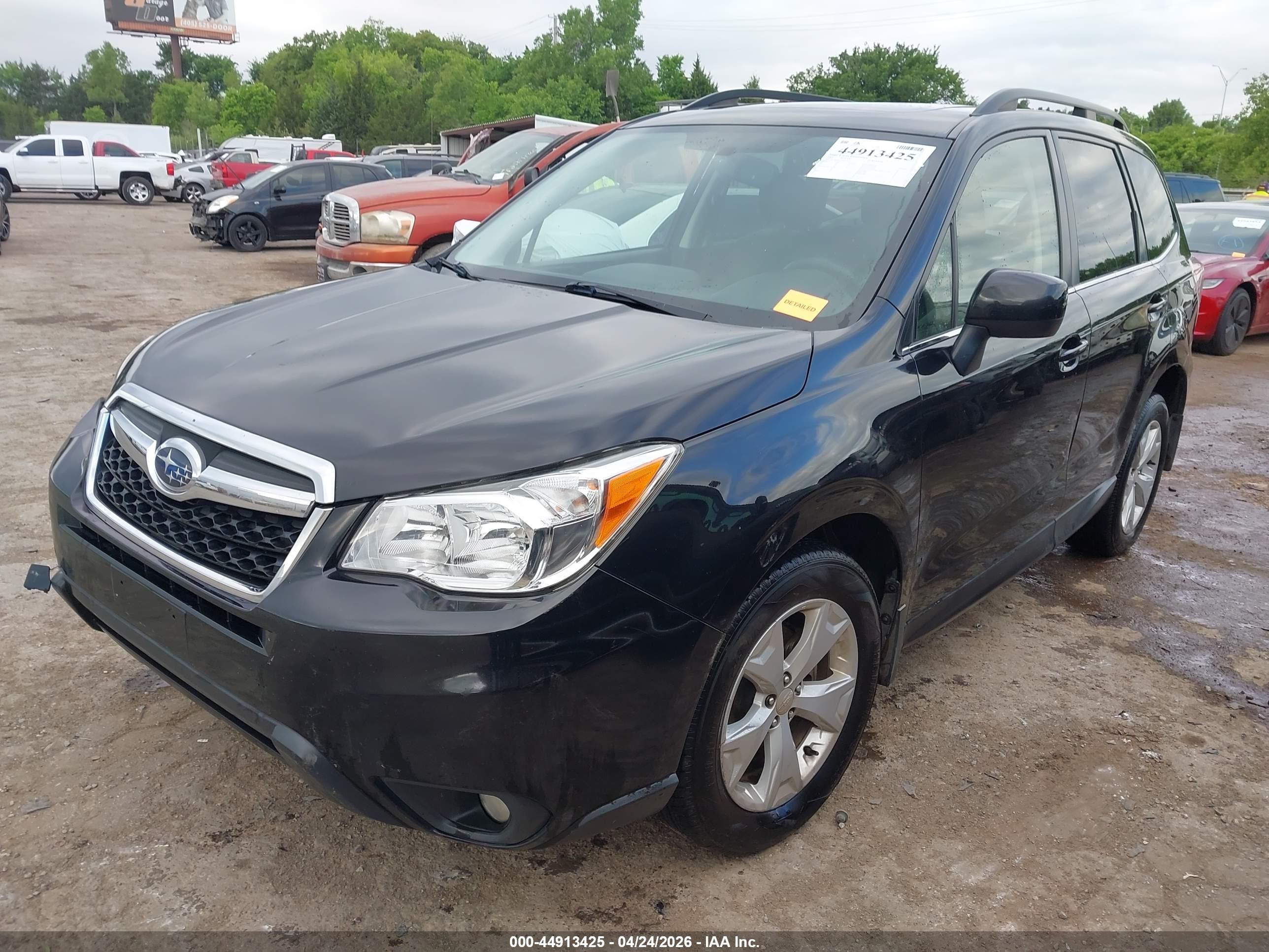 2015 Subaru Forester 2.5i Limited Черный vin: JF2SJAHC5FH825604