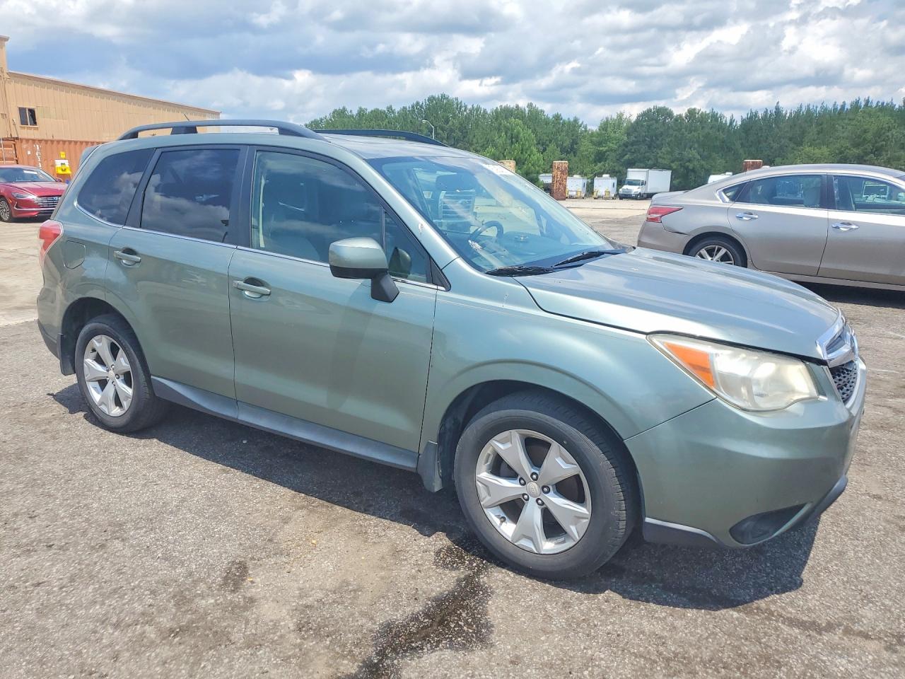 2014 Subaru Forester 2.5i Limited Green vin: JF2SJAHC6EH433942