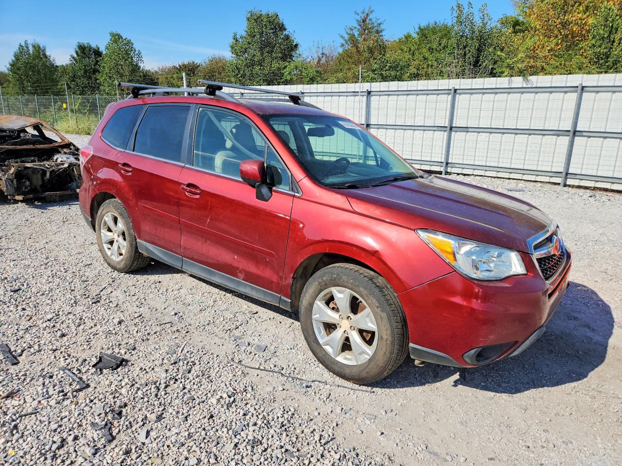 2014 Subaru Forester 2.5i Limited Maroon vin: JF2SJAHC6EH439210