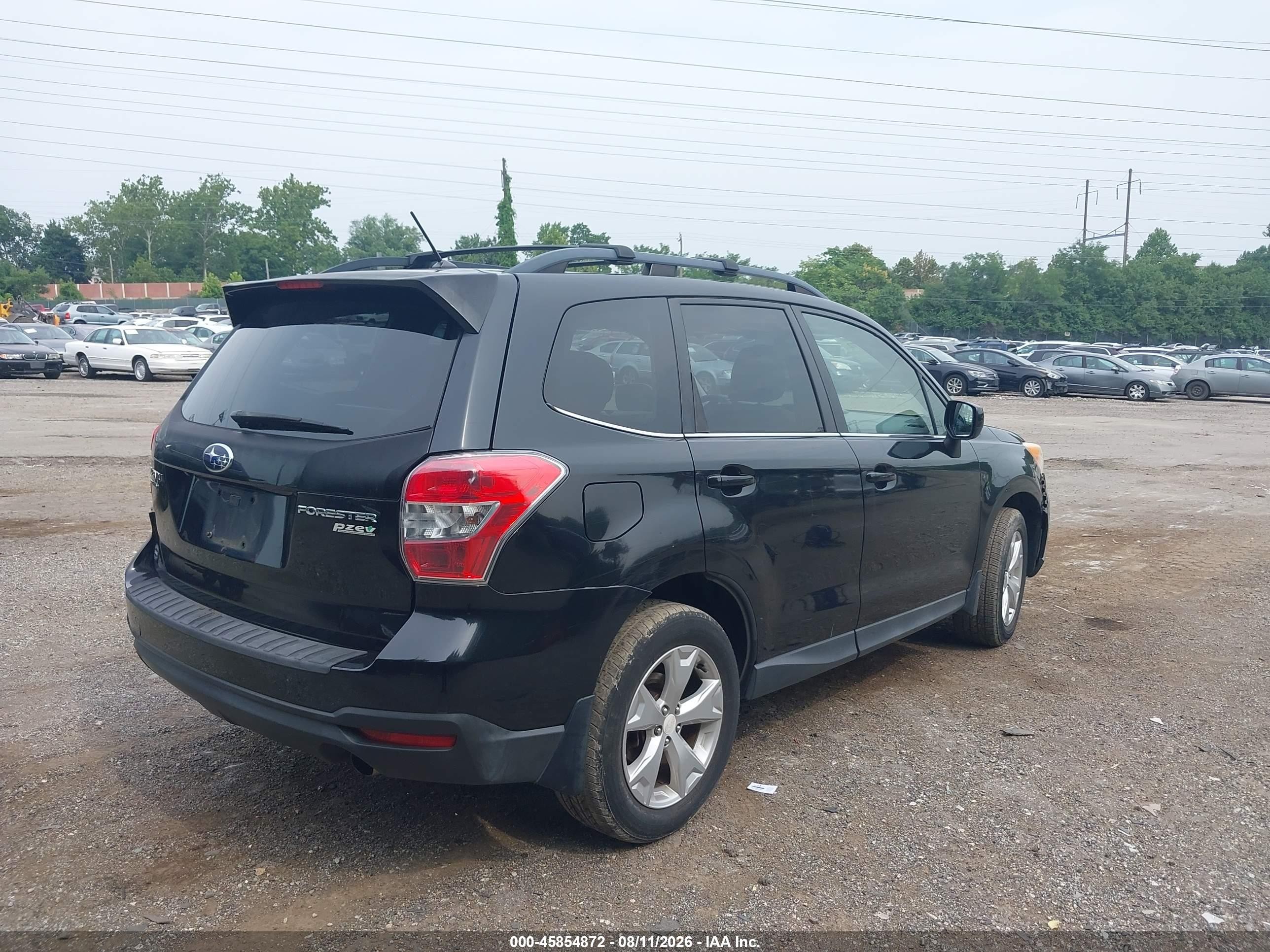 2014 Subaru Forester 2.5i Limited Black vin: JF2SJAHC6EH509272