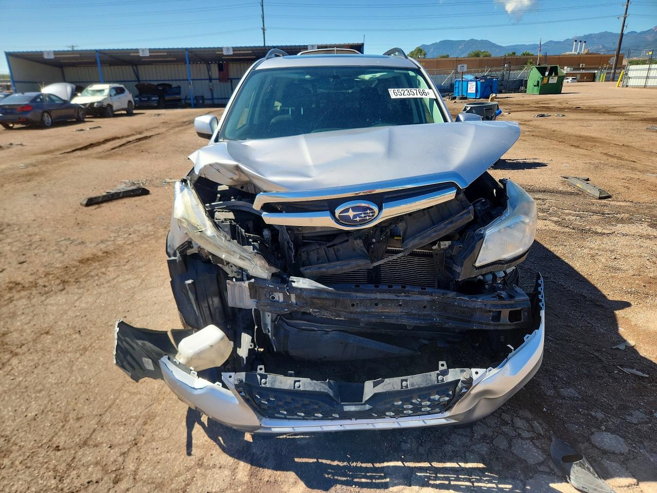 2014 Subaru Forester 2.5i Limited Silver vin: JF2SJAHC6EH530543