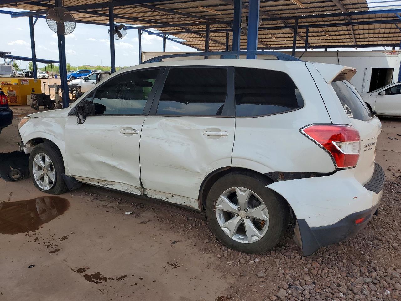 2015 Subaru Forester 2.5i Limited White vin: JF2SJAHC6FH552978