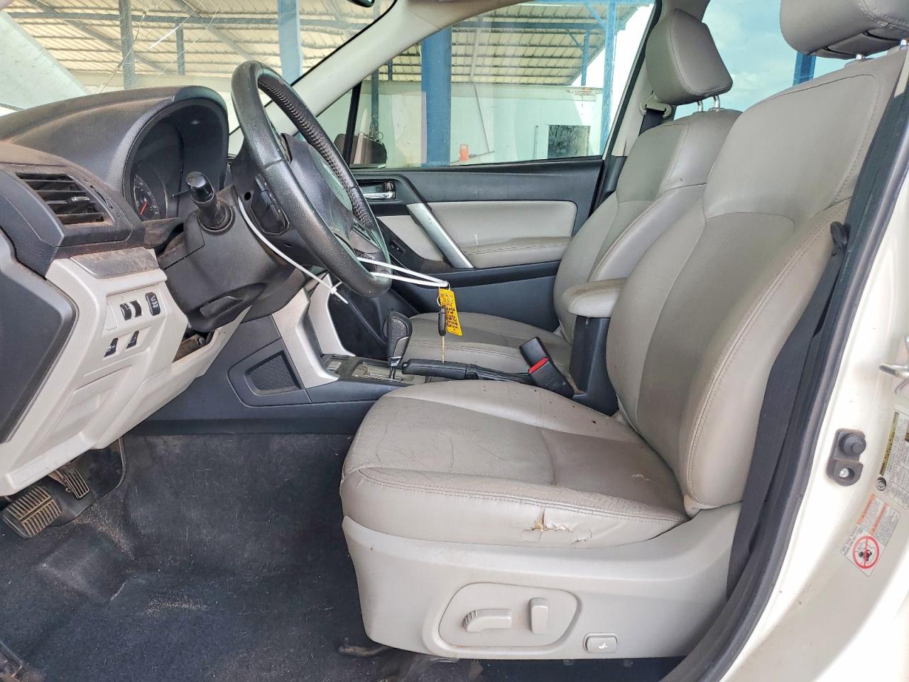 2015 Subaru Forester 2.5i Limited White vin: JF2SJAHC6FH552978