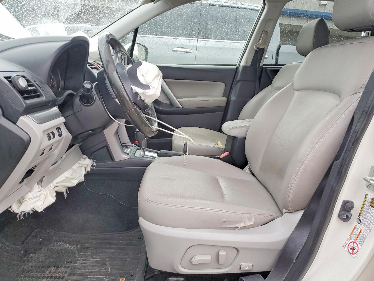 2015 Subaru Forester 2.5i Limited White vin: JF2SJAHC6FH562927