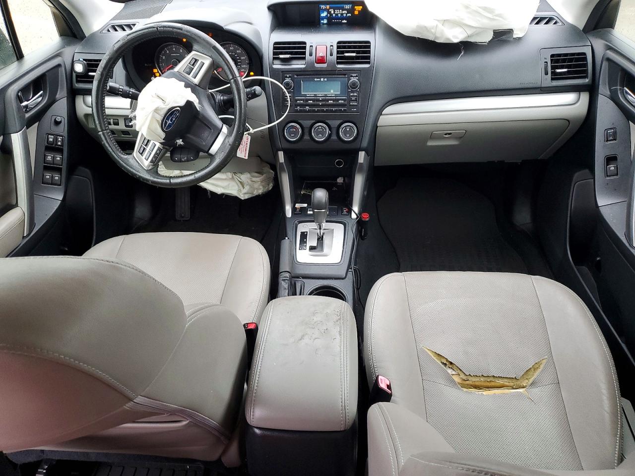 2015 Subaru Forester 2.5i Limited White vin: JF2SJAHC6FH562927