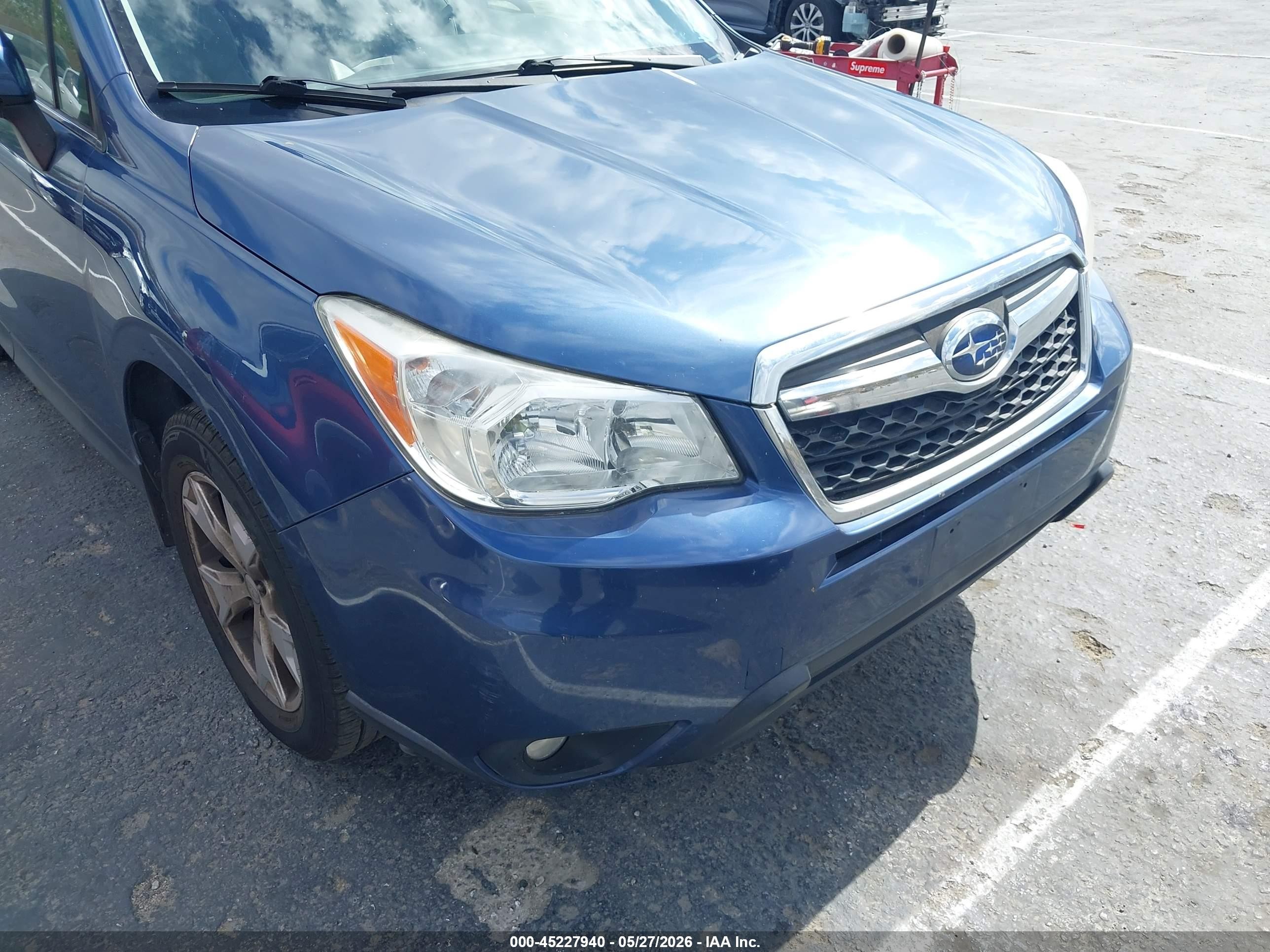 2014 Subaru Forester 2.5i Limited Blue vin: JF2SJAHC7EH434808