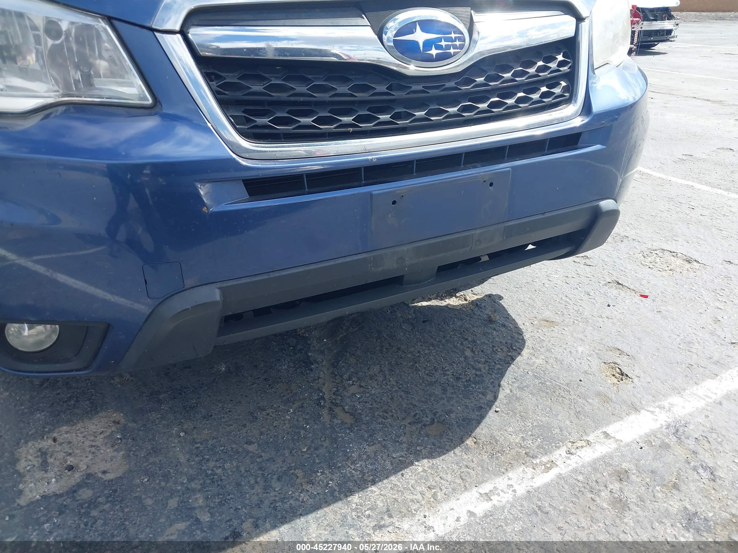 2014 Subaru Forester 2.5i Limited Blue vin: JF2SJAHC7EH434808