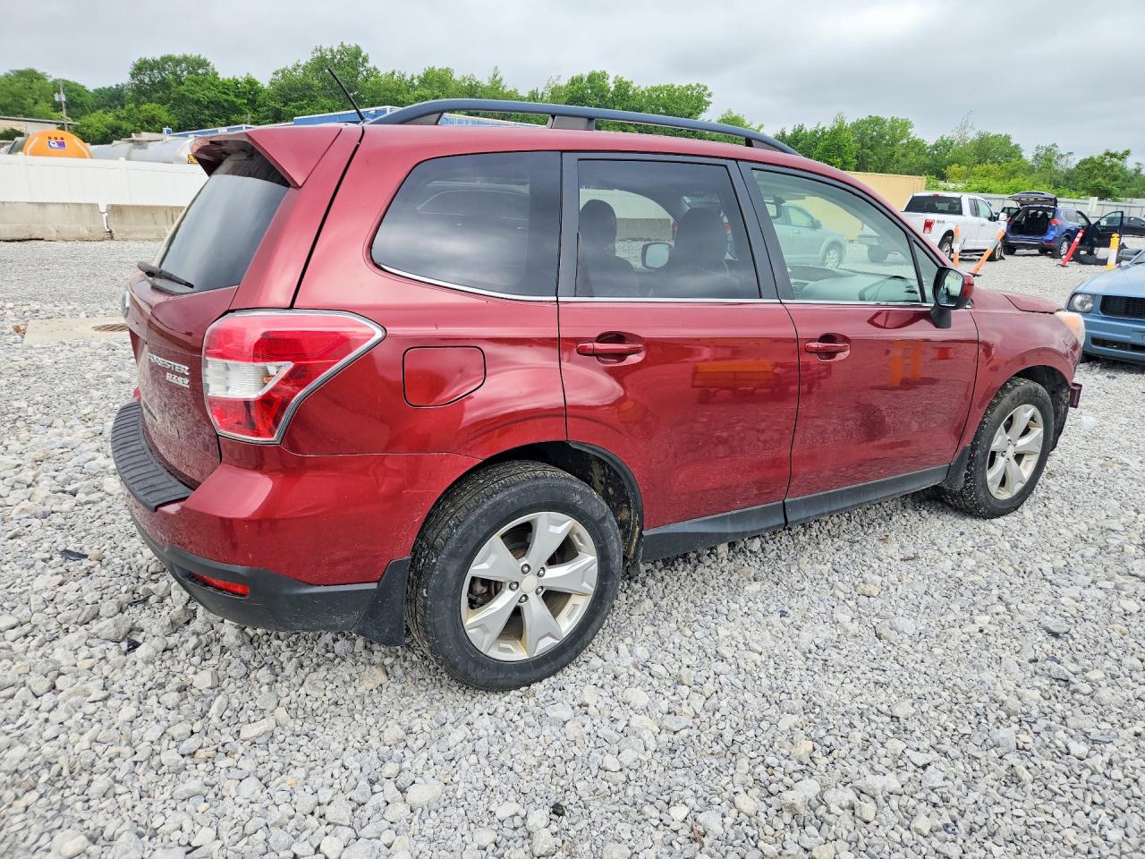 2014 Subaru Forester 2.5i Limited Red vin: JF2SJAHC7EH435750