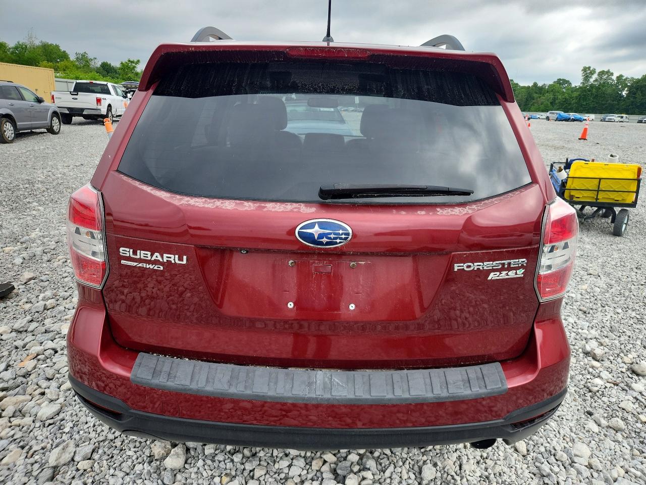2014 Subaru Forester 2.5i Limited Red vin: JF2SJAHC7EH435750