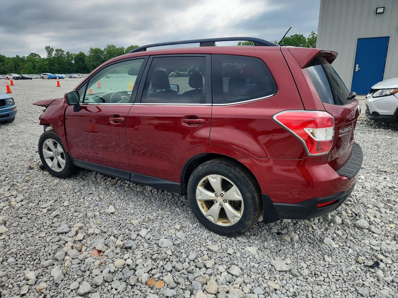 2014 Subaru Forester 2.5i Limited Red vin: JF2SJAHC7EH435750