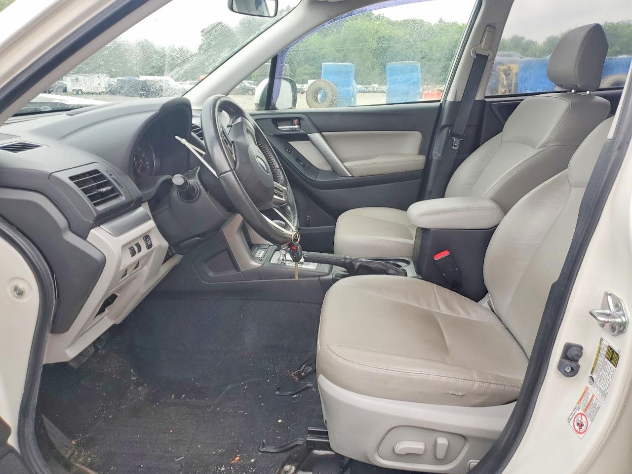 2014 Subaru Forester 2.5i Limited White vin: JF2SJAHC7EH441824