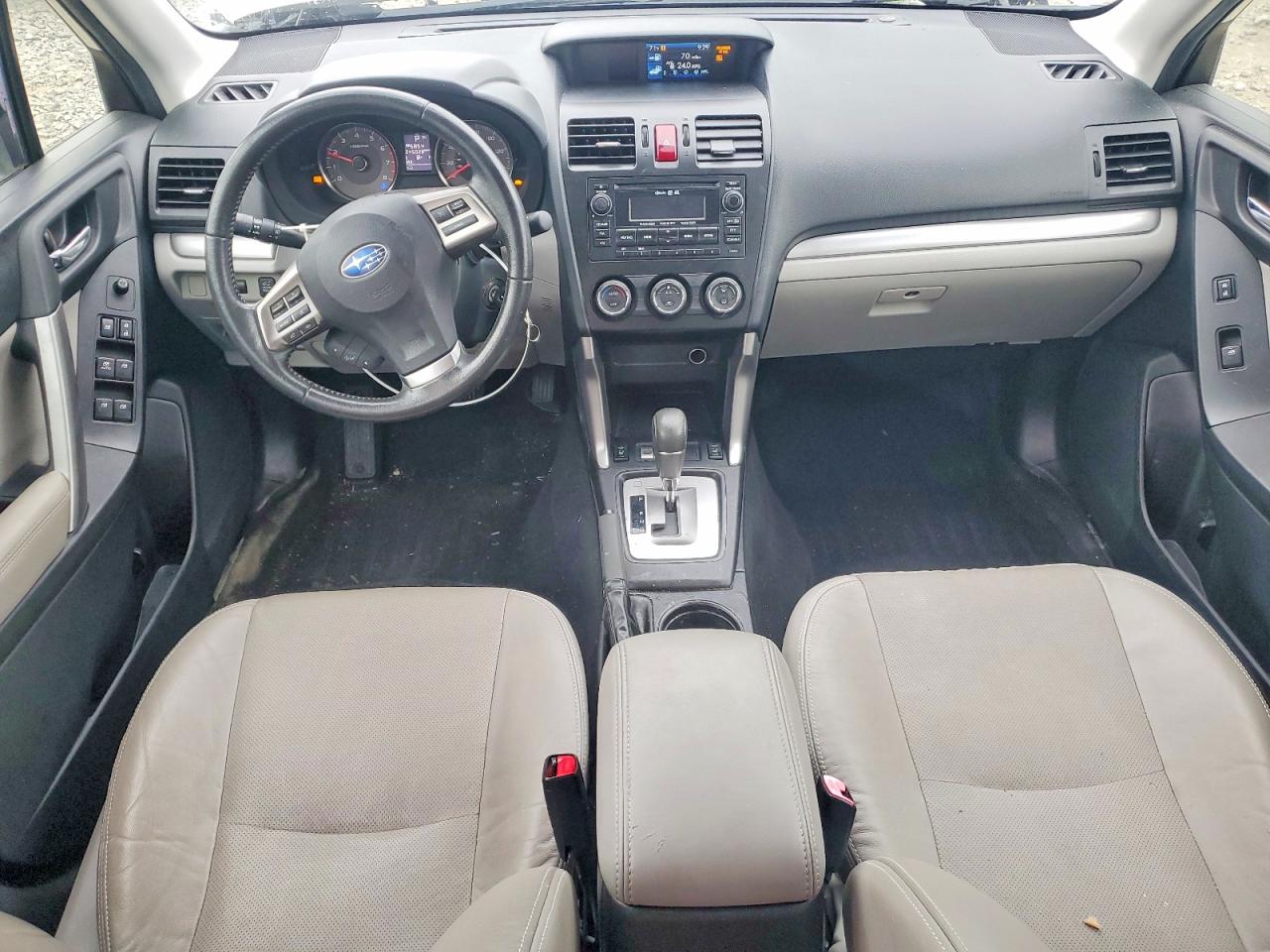 2014 Subaru Forester 2.5i Limited White vin: JF2SJAHC7EH441824