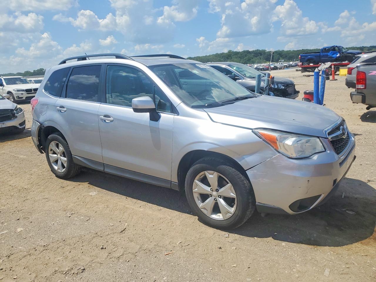 2014 Subaru Forester 2.5i Limited Серебряный vin: JF2SJAHC7EH442245