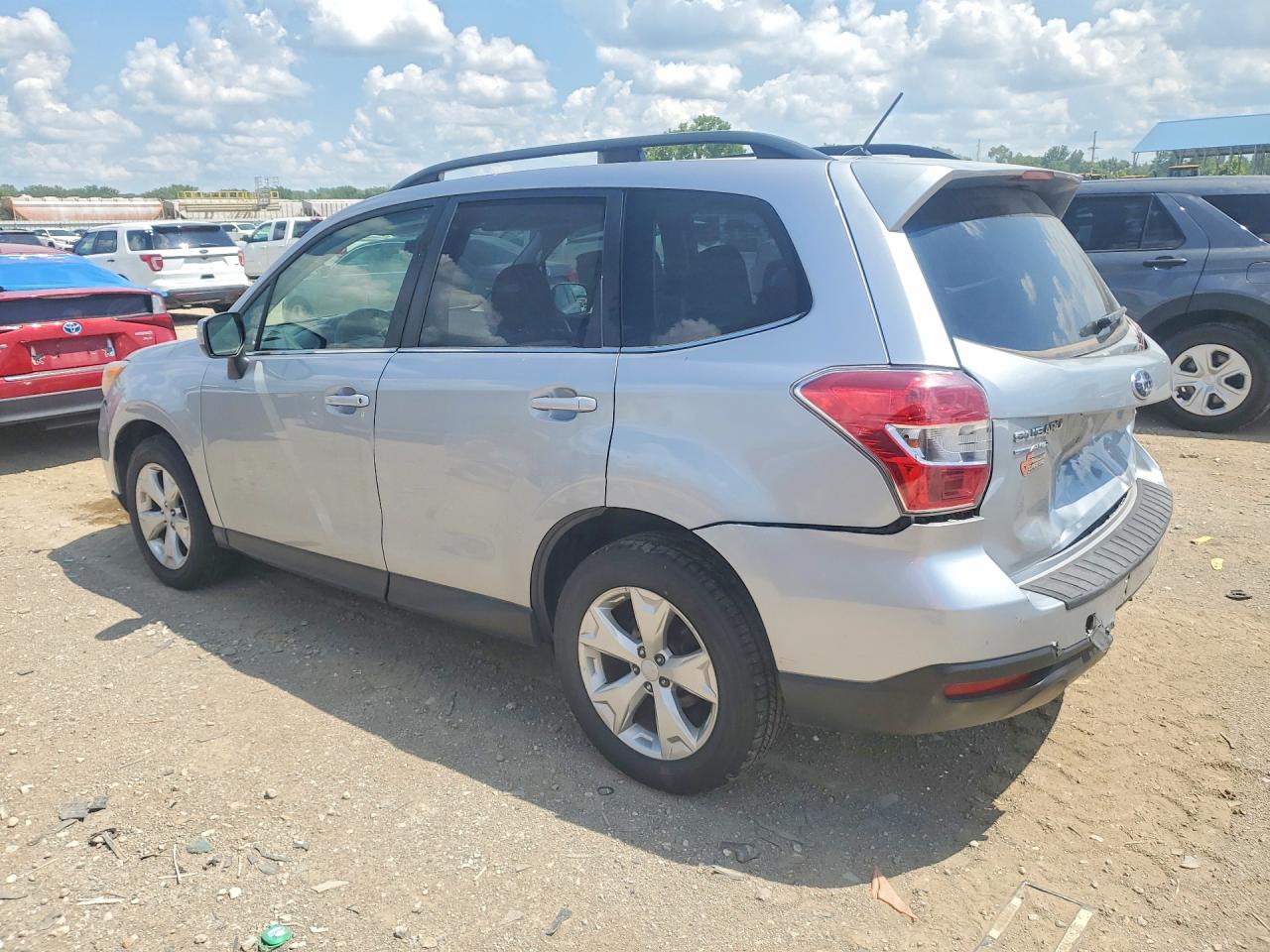 2014 Subaru Forester 2.5i Limited Серебряный vin: JF2SJAHC7EH442245