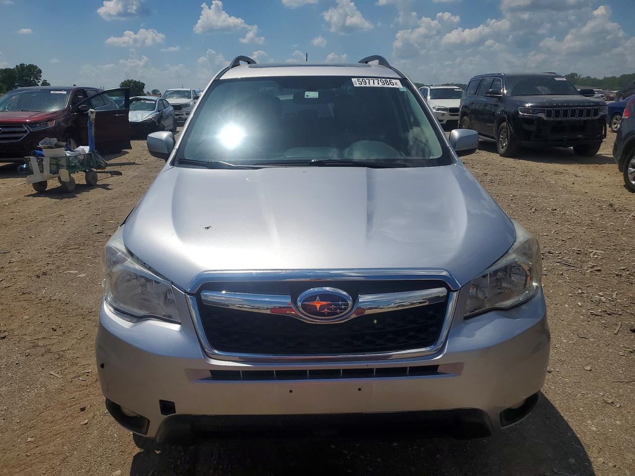 2014 Subaru Forester 2.5i Limited Серебряный vin: JF2SJAHC7EH442245