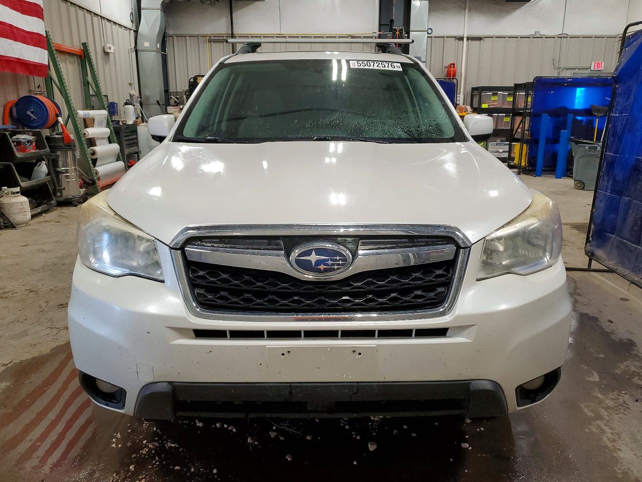 2014 Subaru Forester 2.5i Limited White vin: JF2SJAHC7EH457490