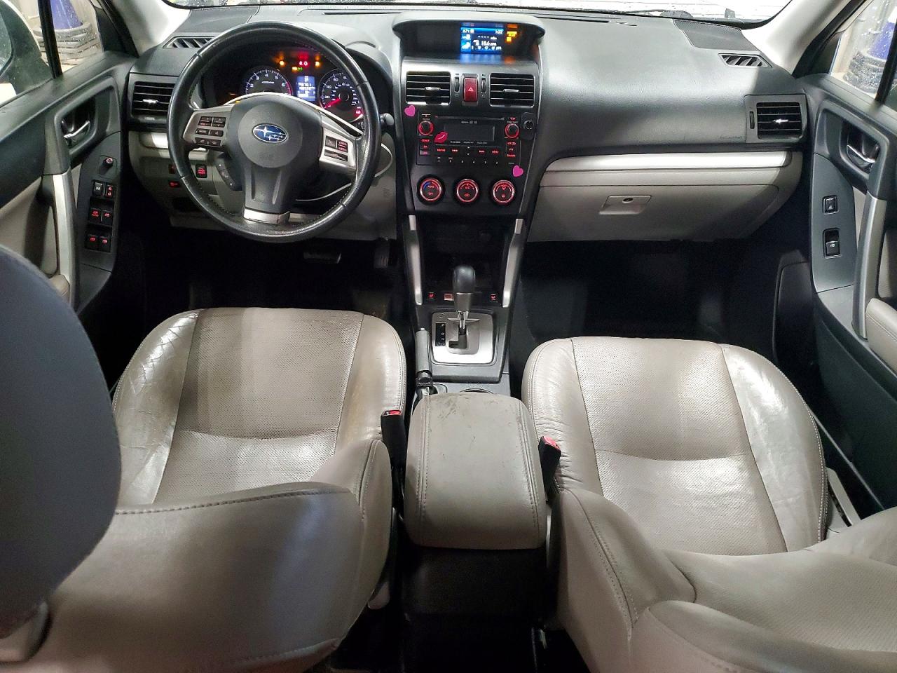 2014 Subaru Forester 2.5i Limited White vin: JF2SJAHC7EH457490
