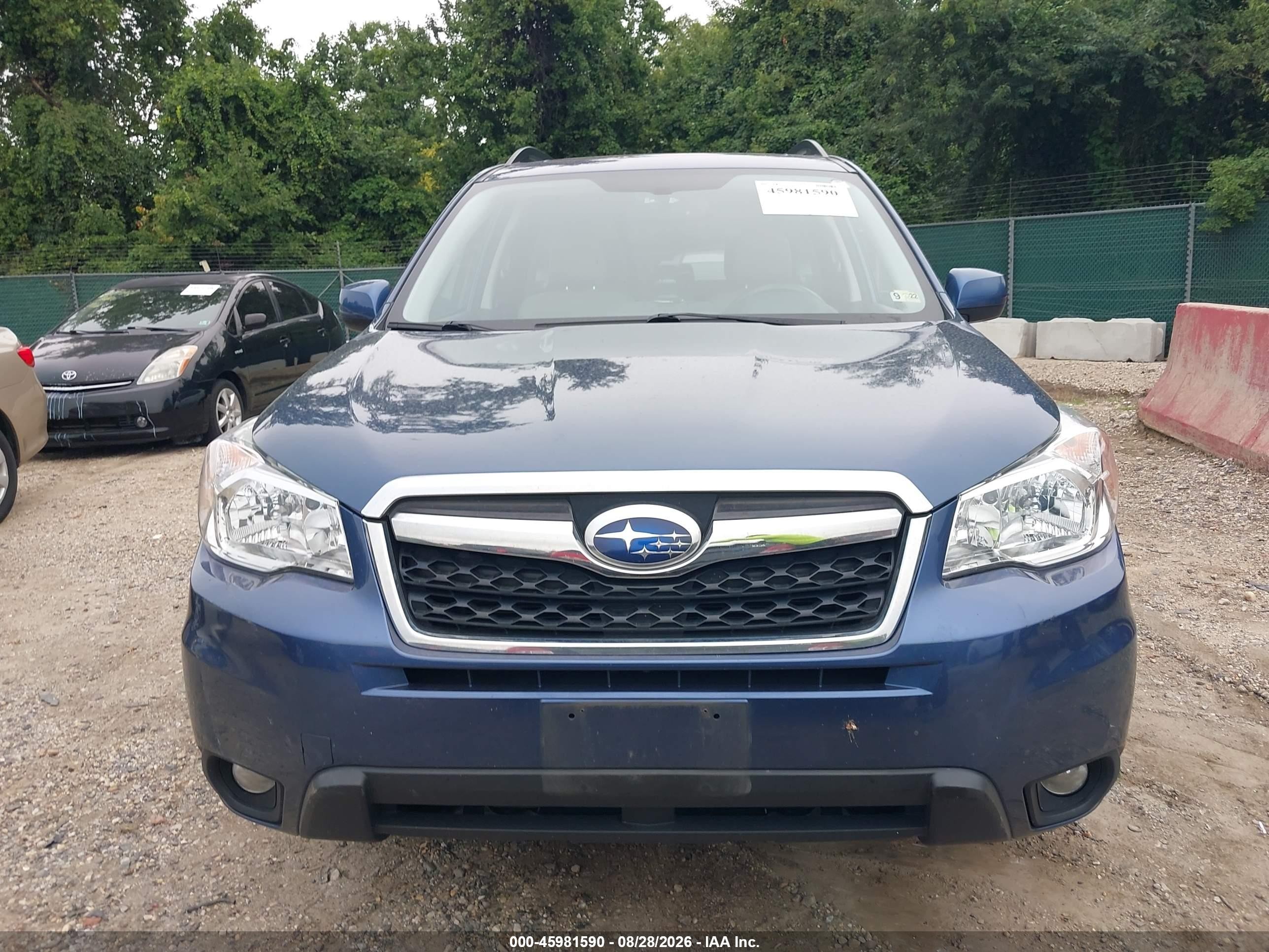 2014 Subaru Forester 2.5i Limited Blue vin: JF2SJAHC7EH469459