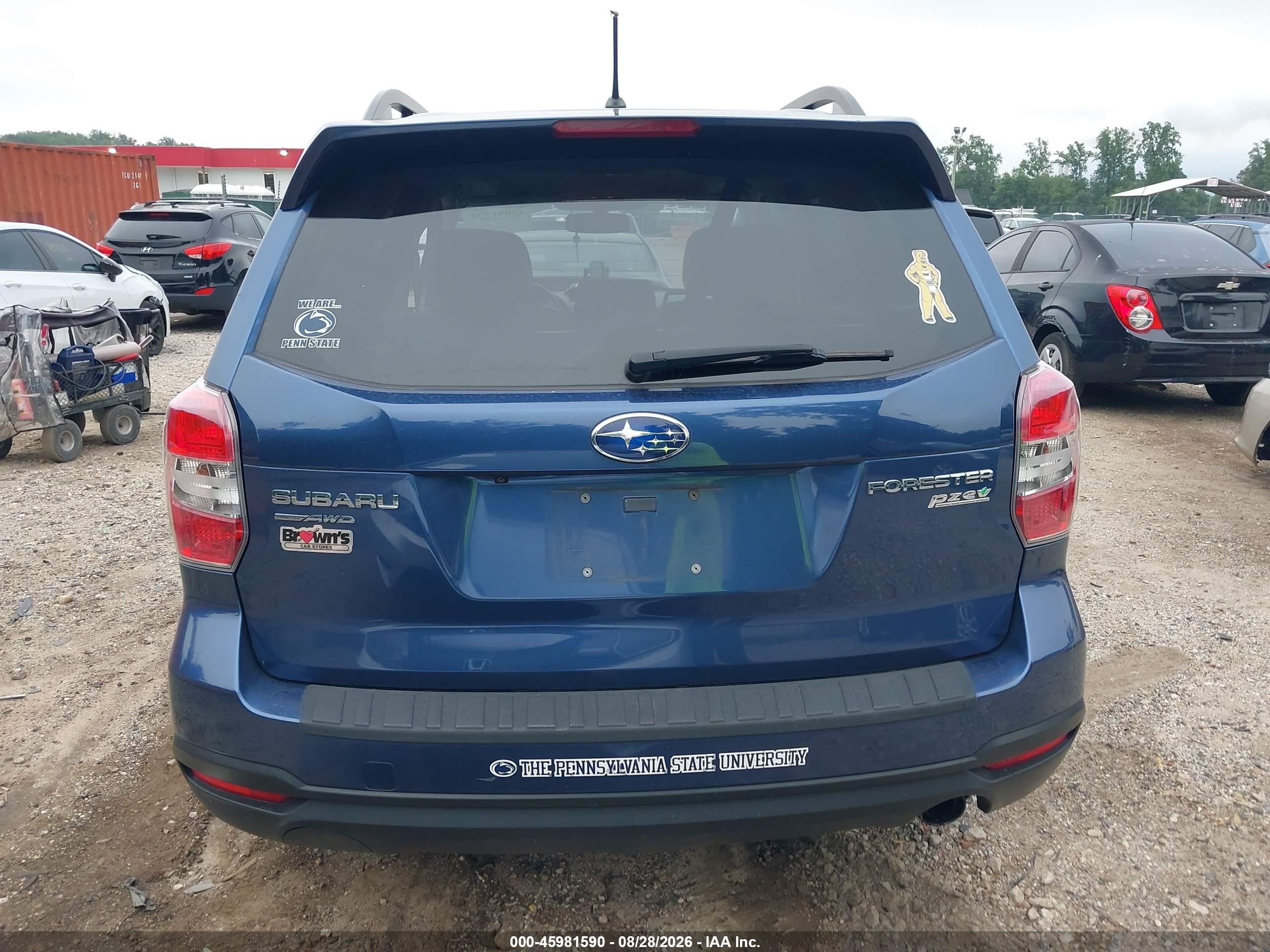 2014 Subaru Forester 2.5i Limited Blue vin: JF2SJAHC7EH469459