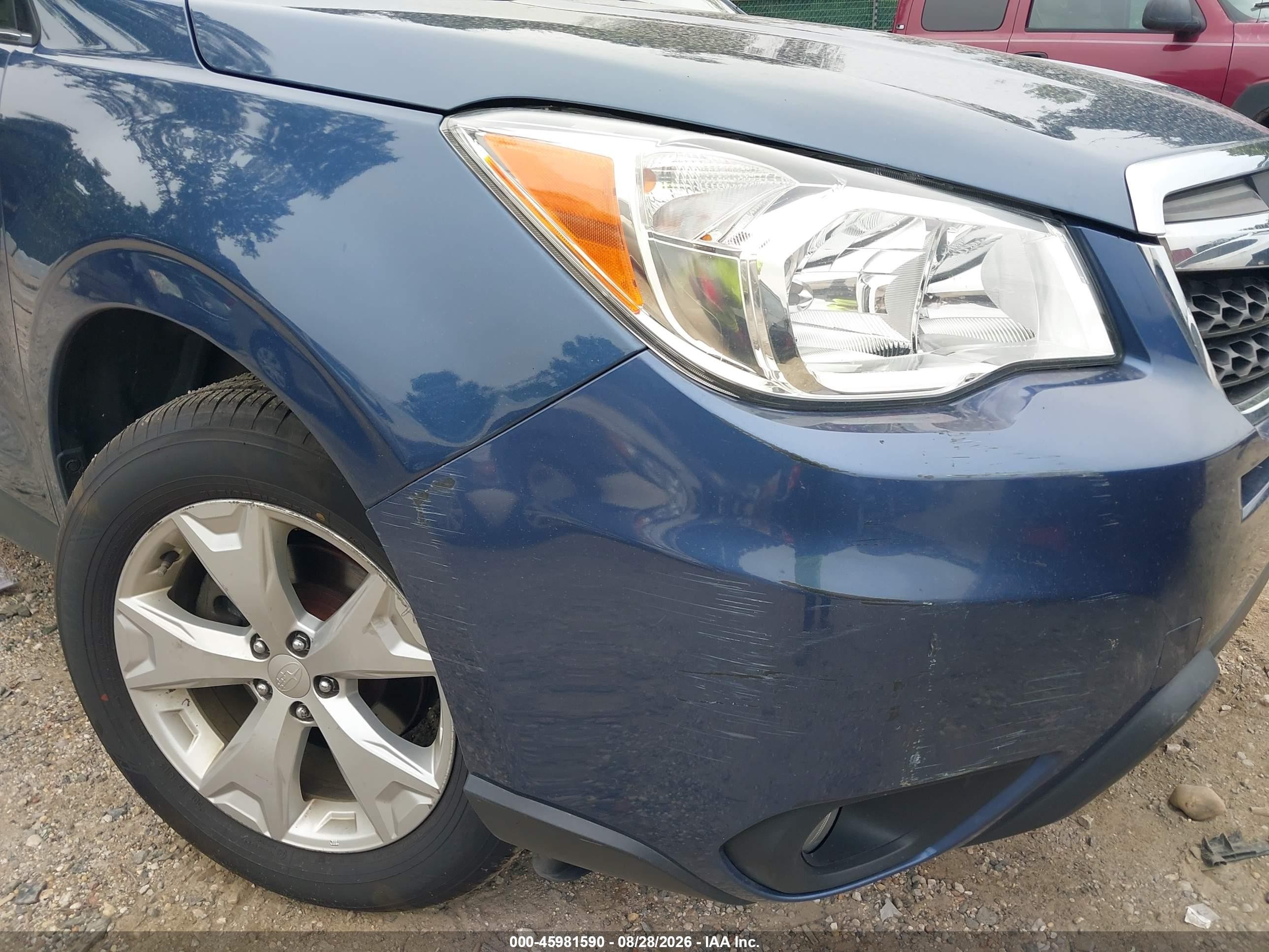 2014 Subaru Forester 2.5i Limited Blue vin: JF2SJAHC7EH469459