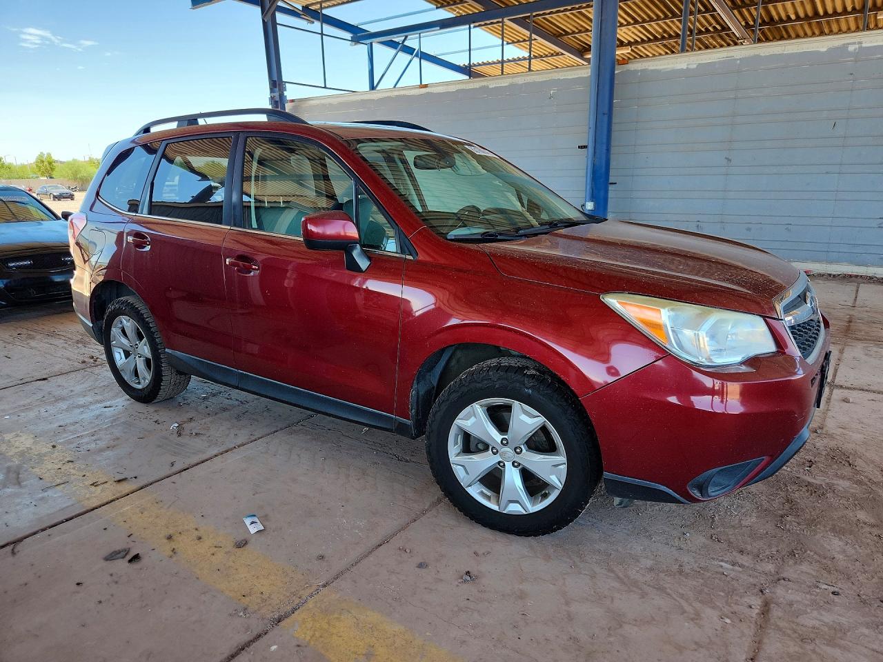 2014 Subaru Forester 2.5i Limited Red vin: JF2SJAHC7EH481109