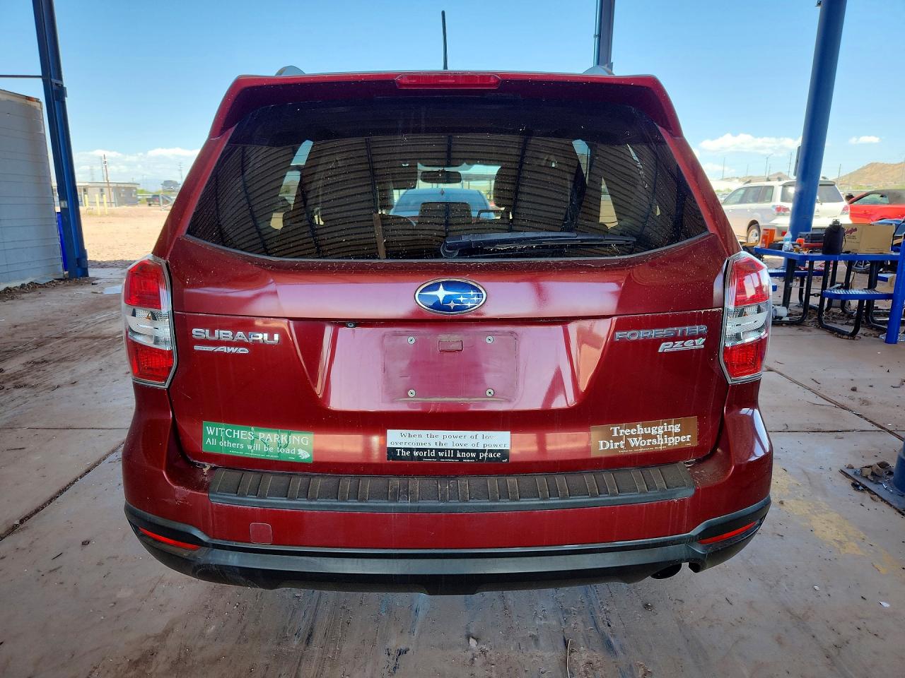 2014 Subaru Forester 2.5i Limited Red vin: JF2SJAHC7EH481109