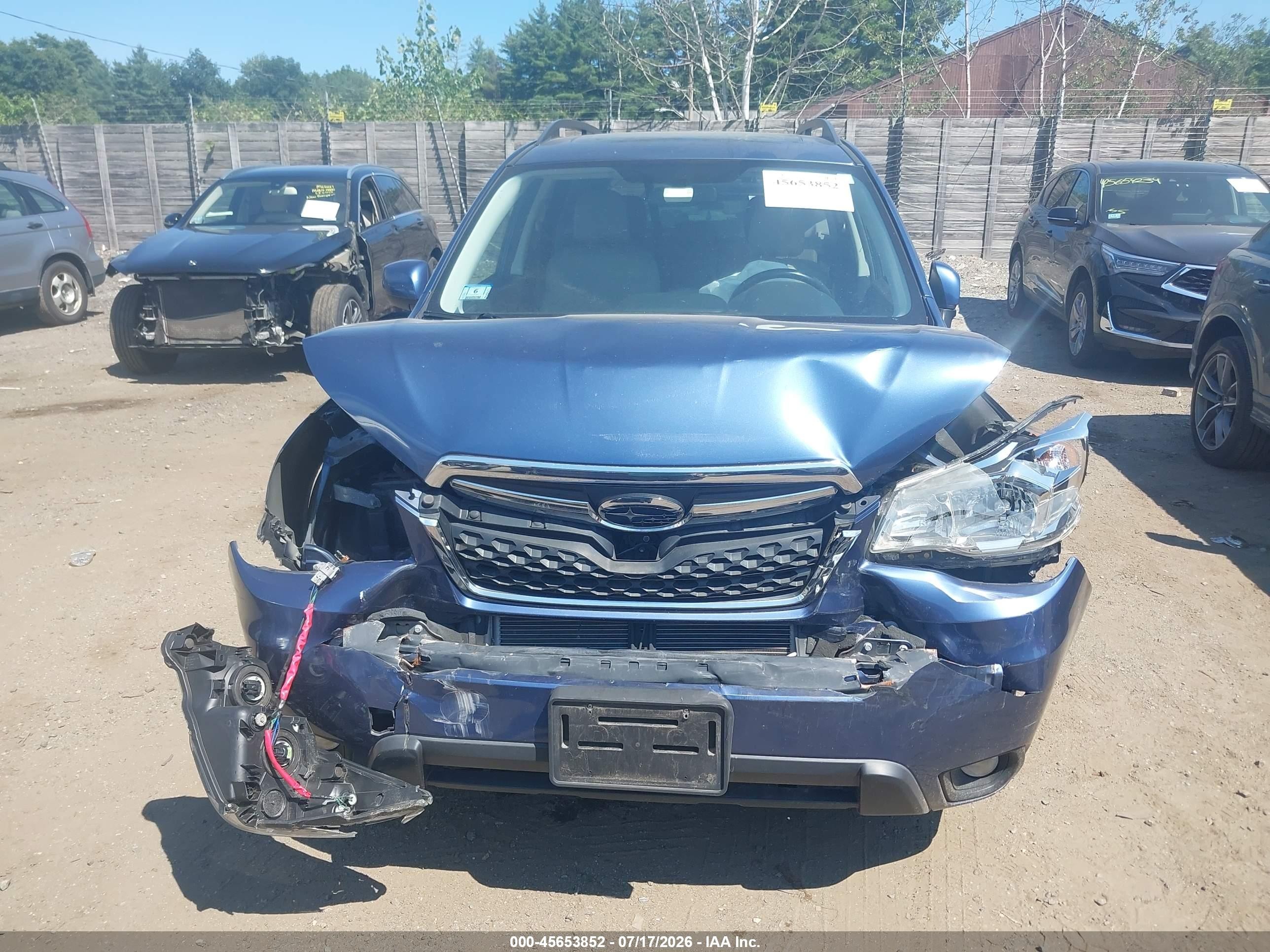 2014 Subaru Forester 2.5i Limited Blue vin: JF2SJAHC7EH497259