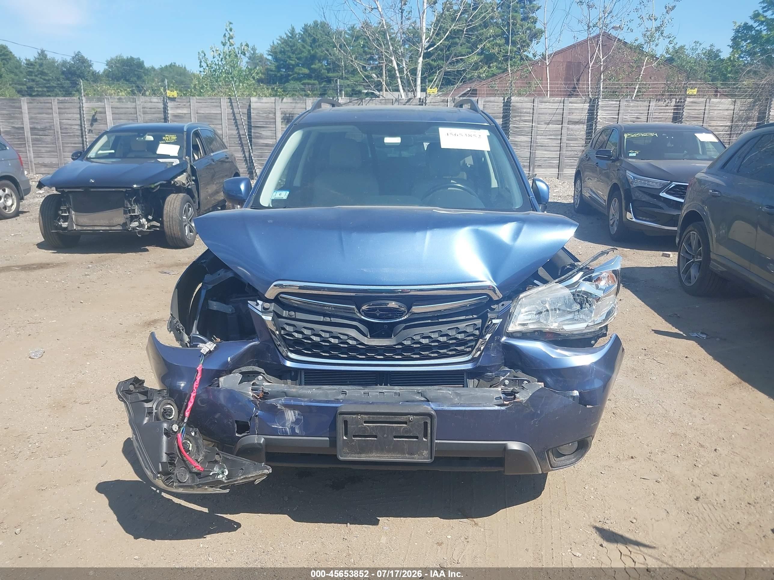 2014 Subaru Forester 2.5i Limited Blue vin: JF2SJAHC7EH497259