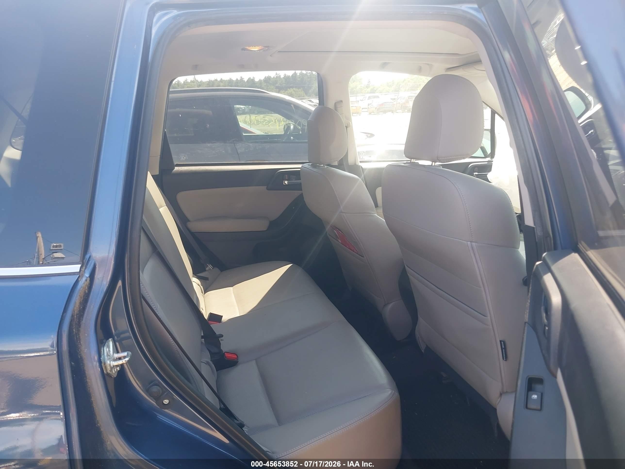 2014 Subaru Forester 2.5i Limited Blue vin: JF2SJAHC7EH497259