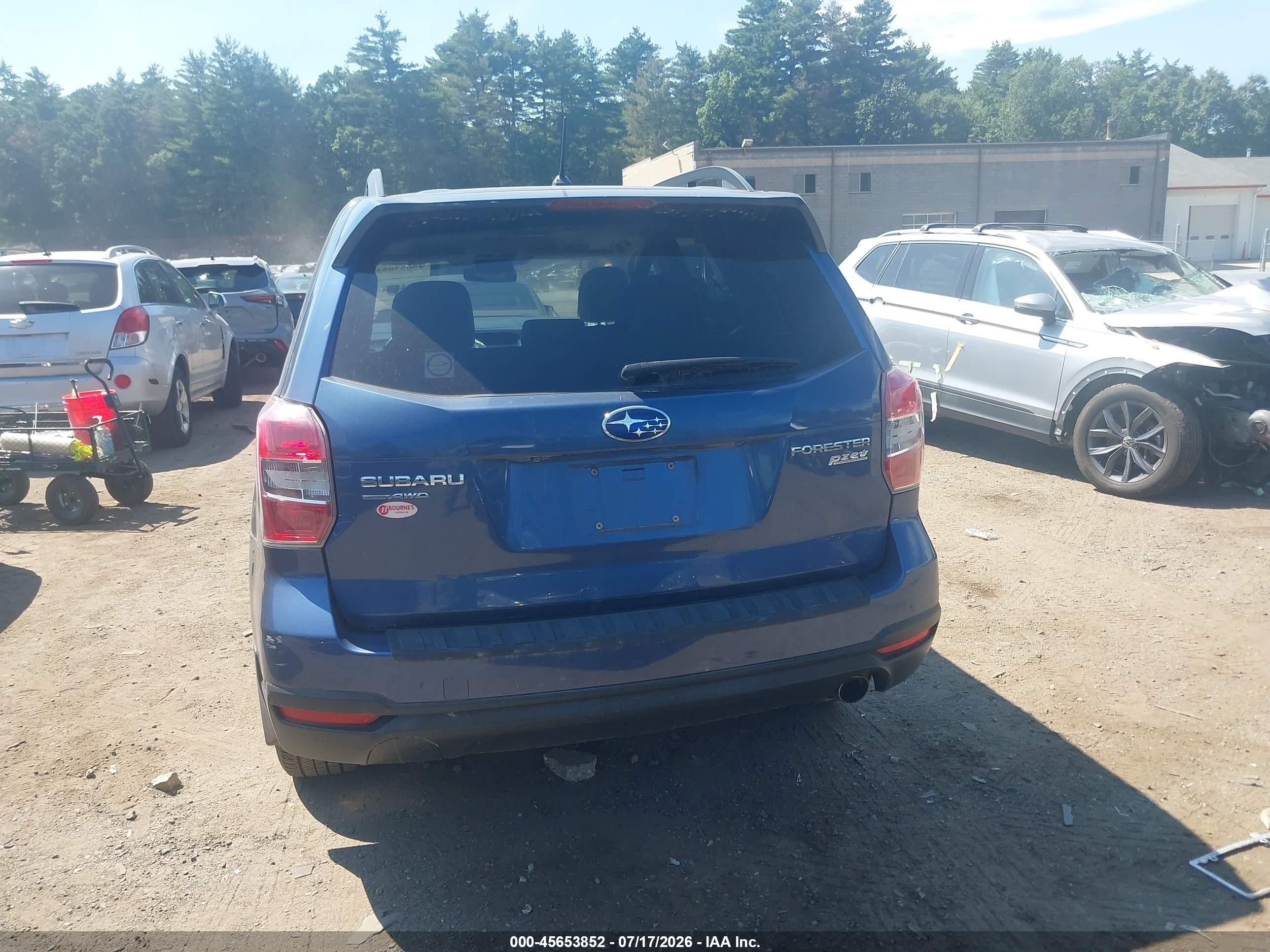2014 Subaru Forester 2.5i Limited Blue vin: JF2SJAHC7EH497259